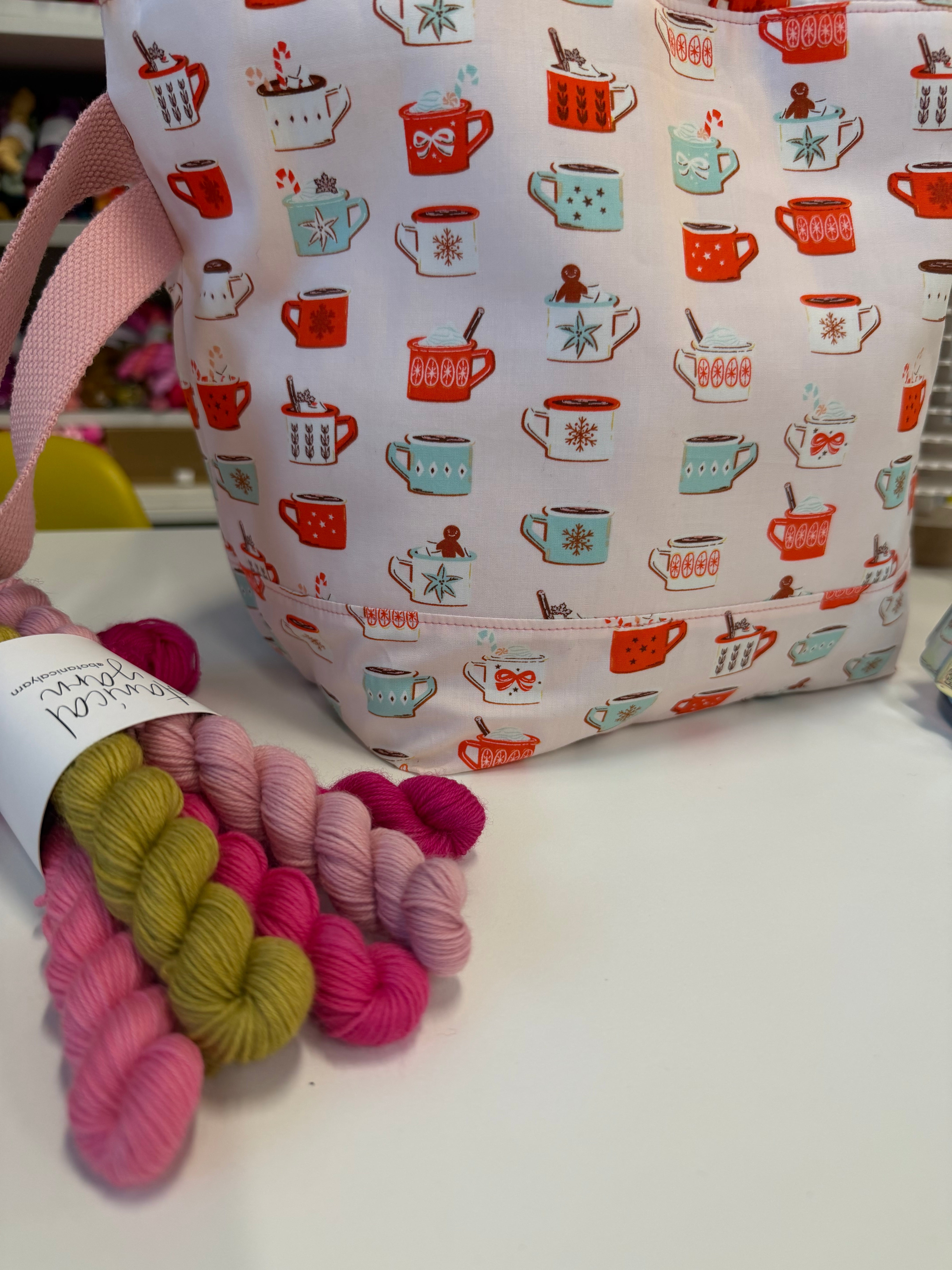 PREORDER - Project Bag Style 01 - Festive Mugs