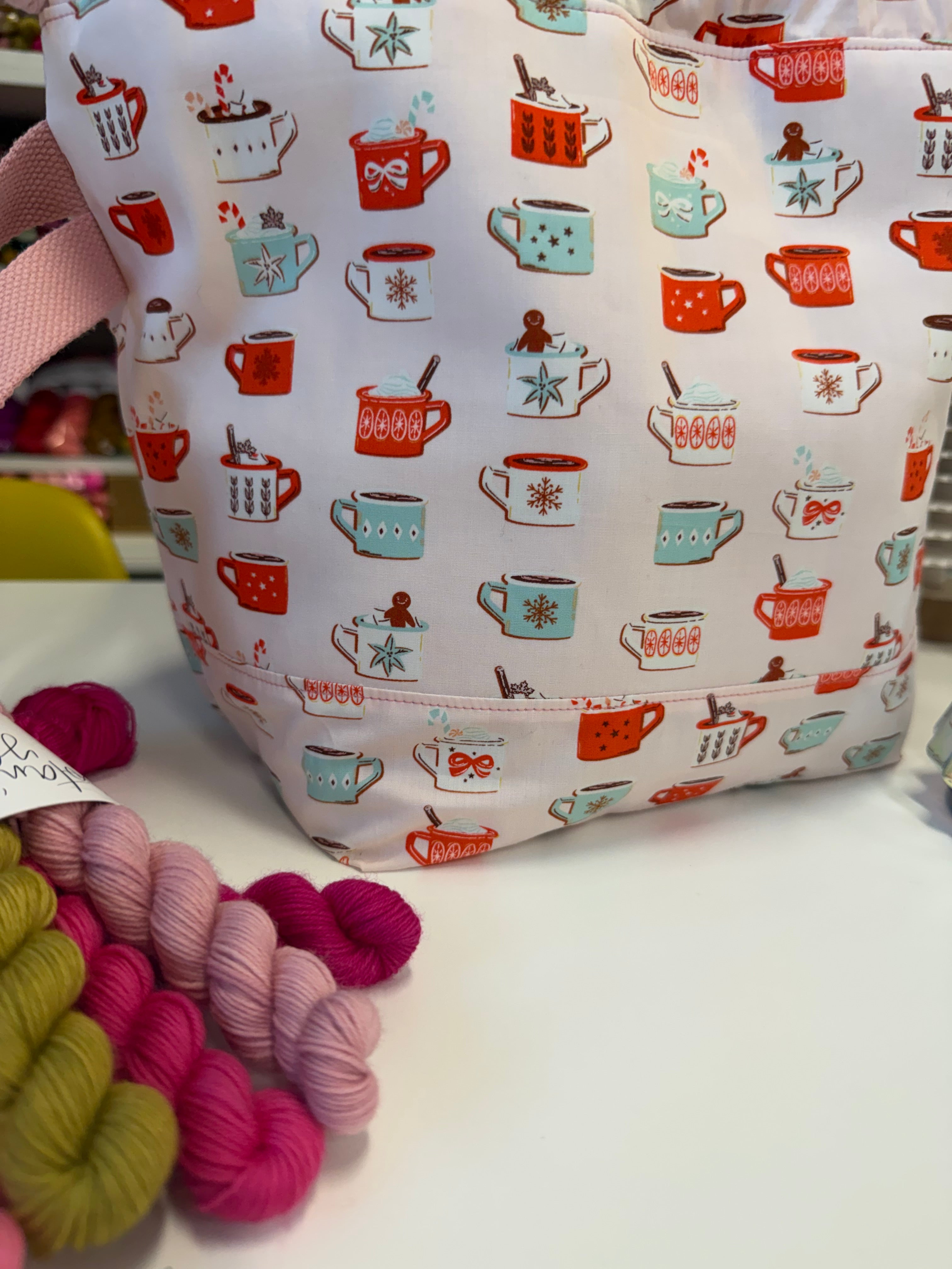 PREORDER - Project Bag Style 01 - Festive Mugs