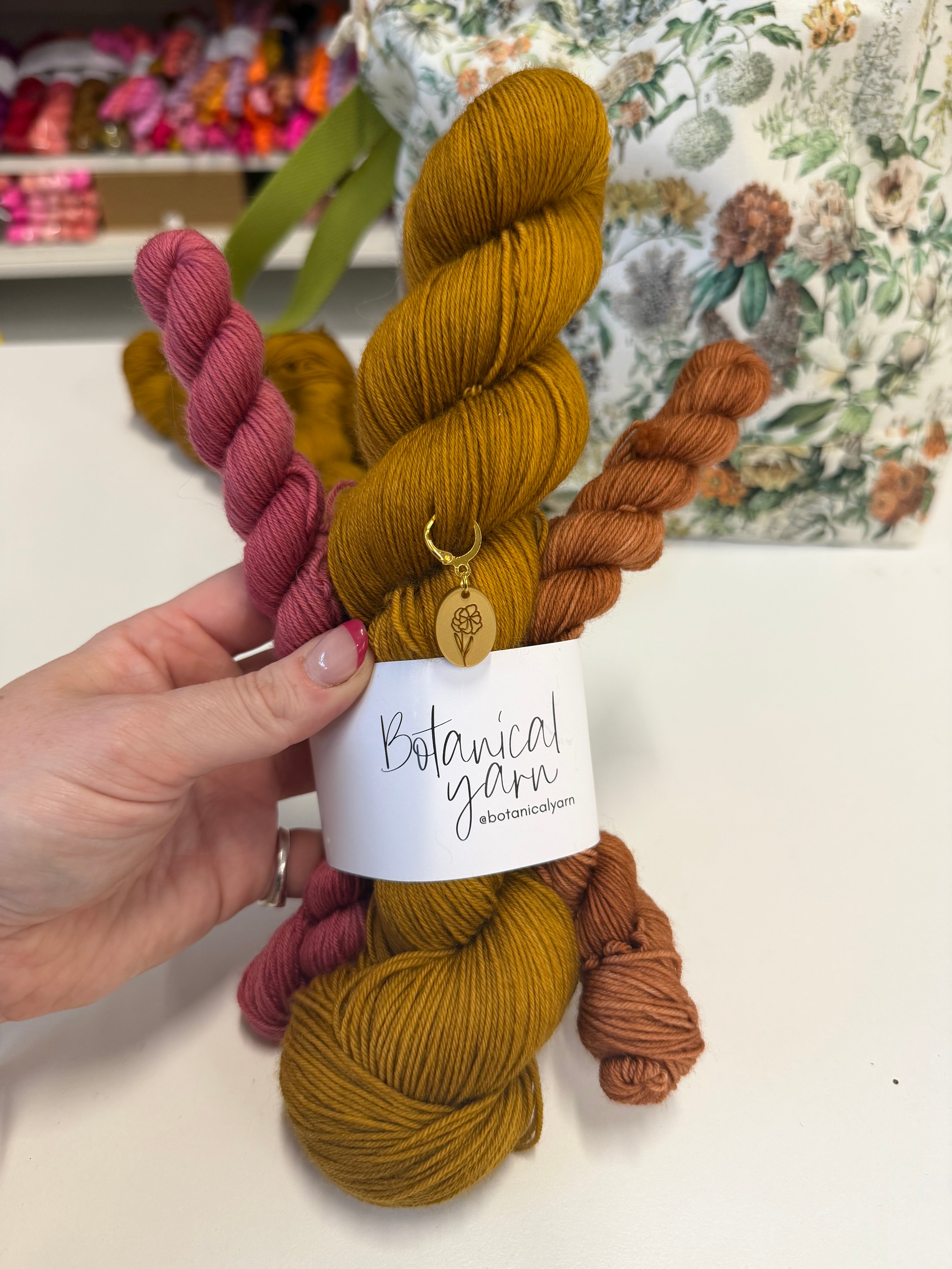 Ready to ship - A Woolen Affair - Pumpkin Spice  Sock Set