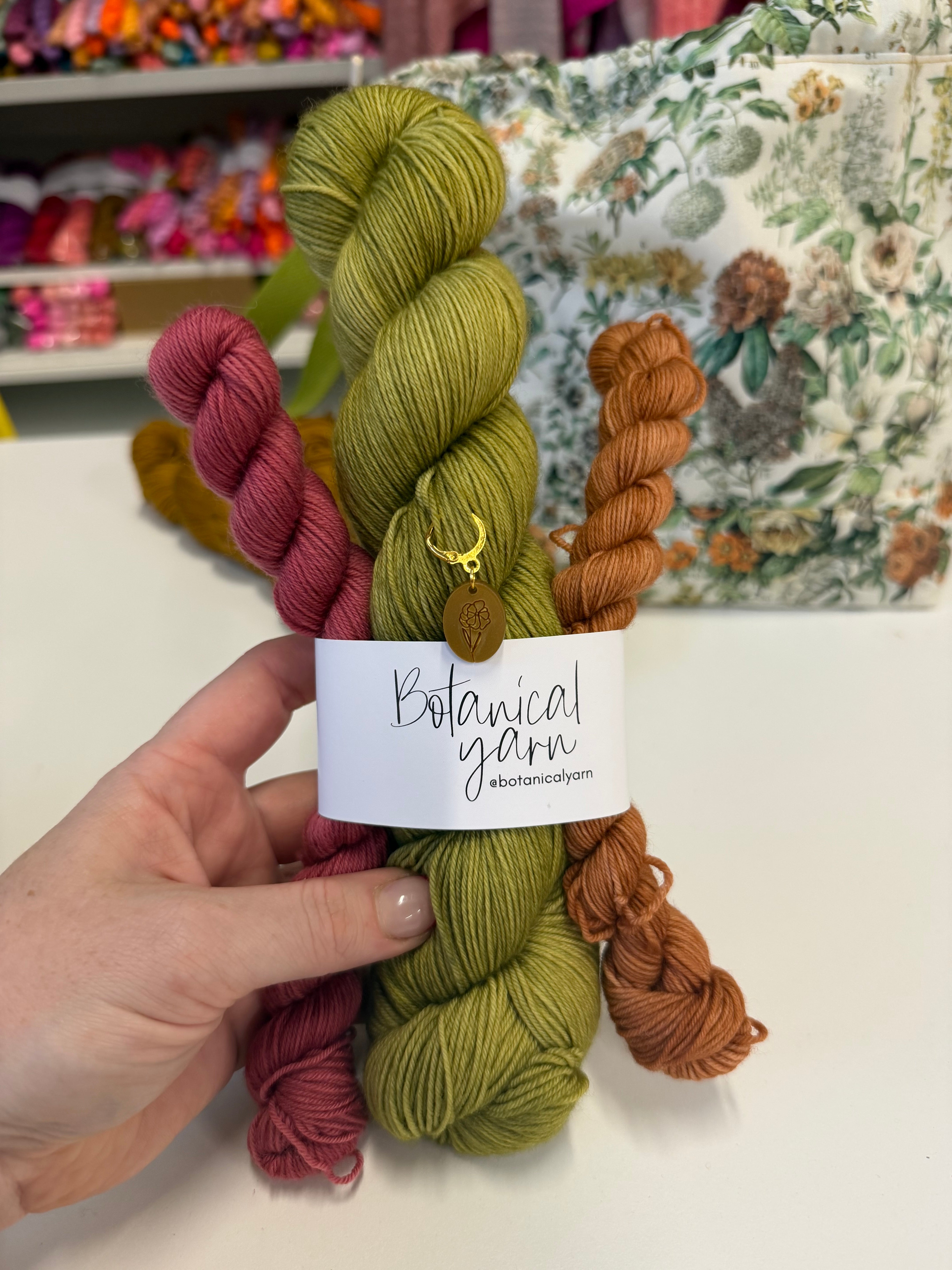 Ready to ship - A Woolen Affair - Moss Sock Set