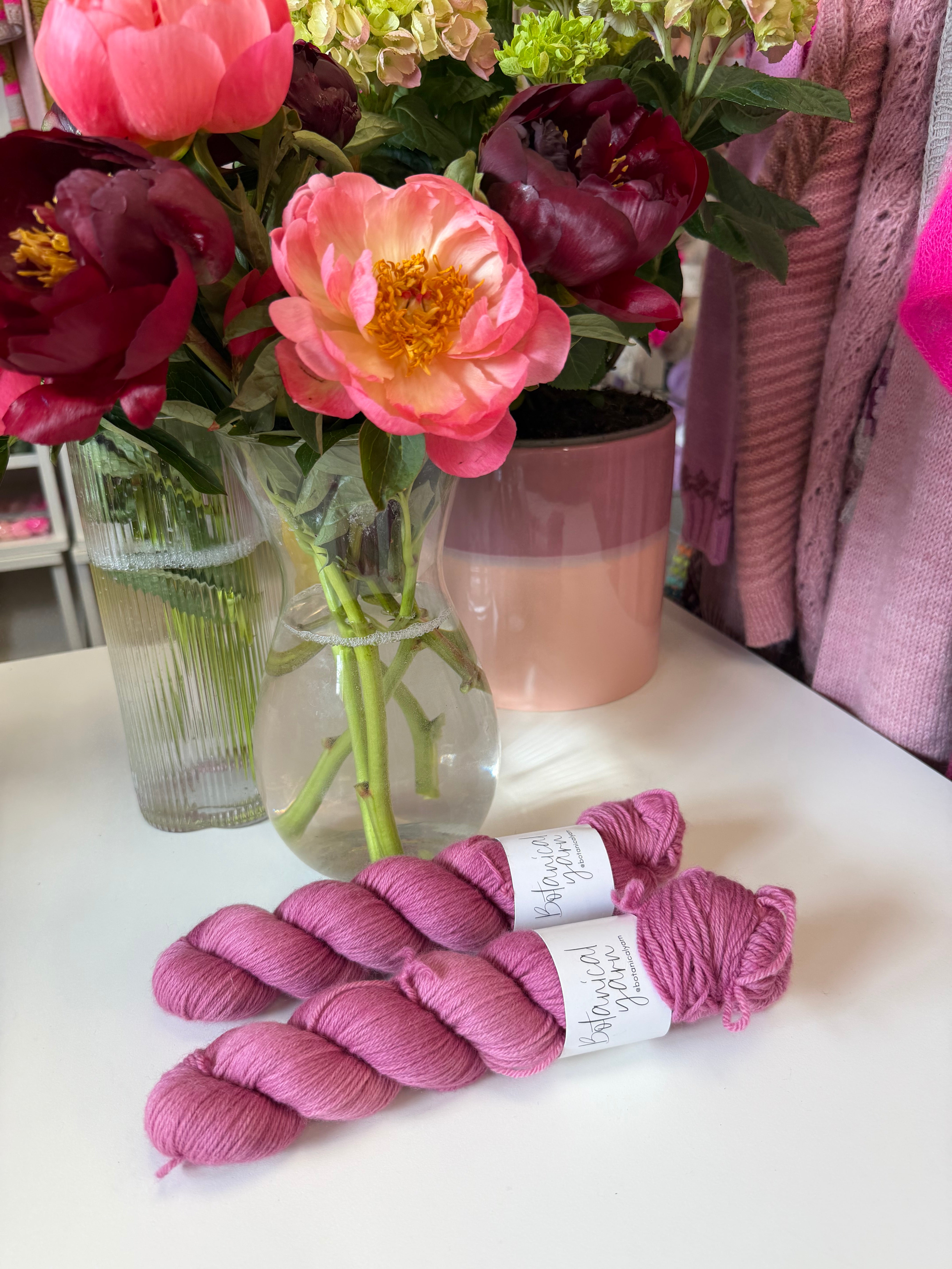 READY TO SHIP - 2 x 100g DK Hellebore Pink Pickle