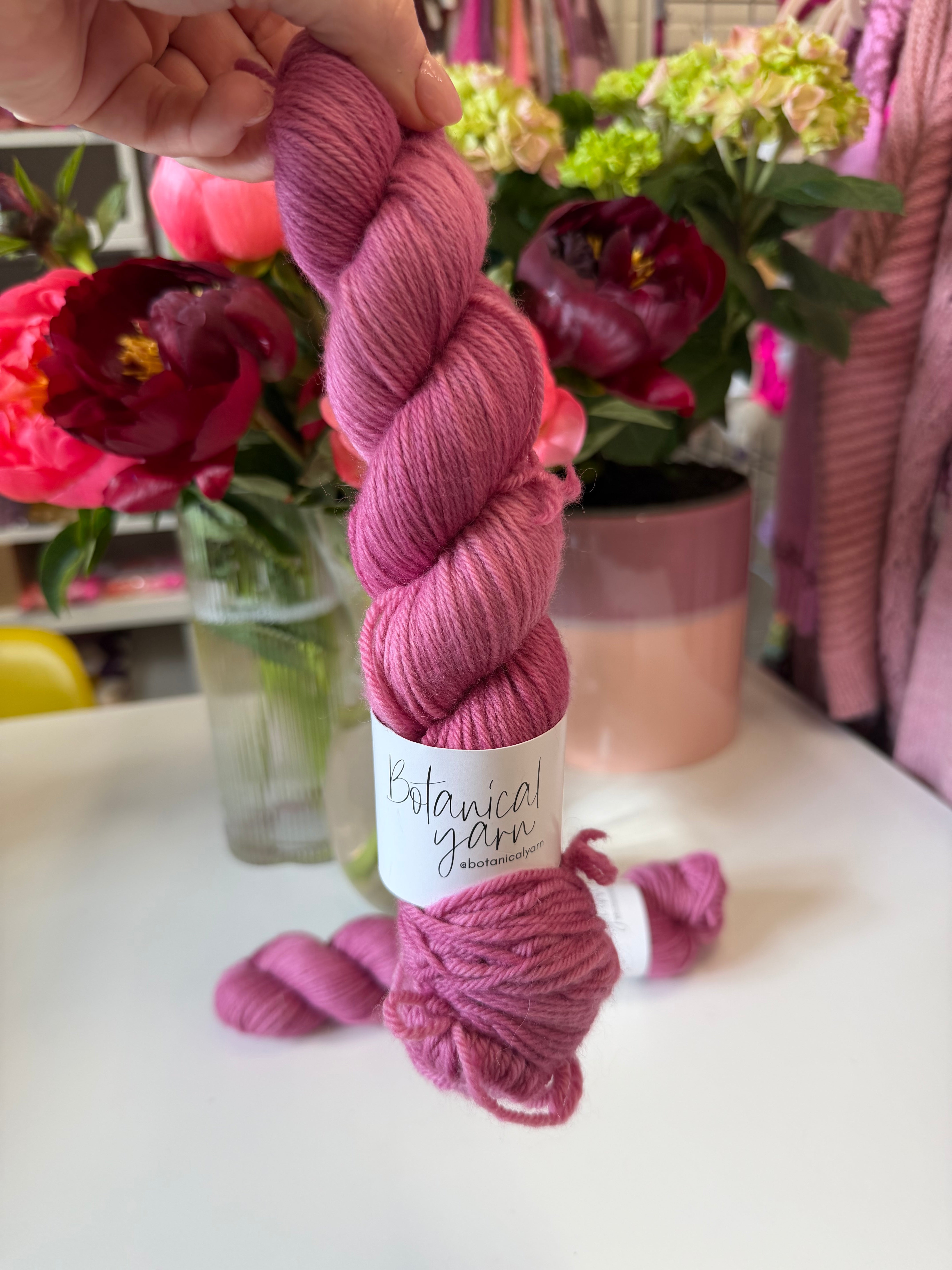 READY TO SHIP - 2 x 100g DK Hellebore Pink Pickle