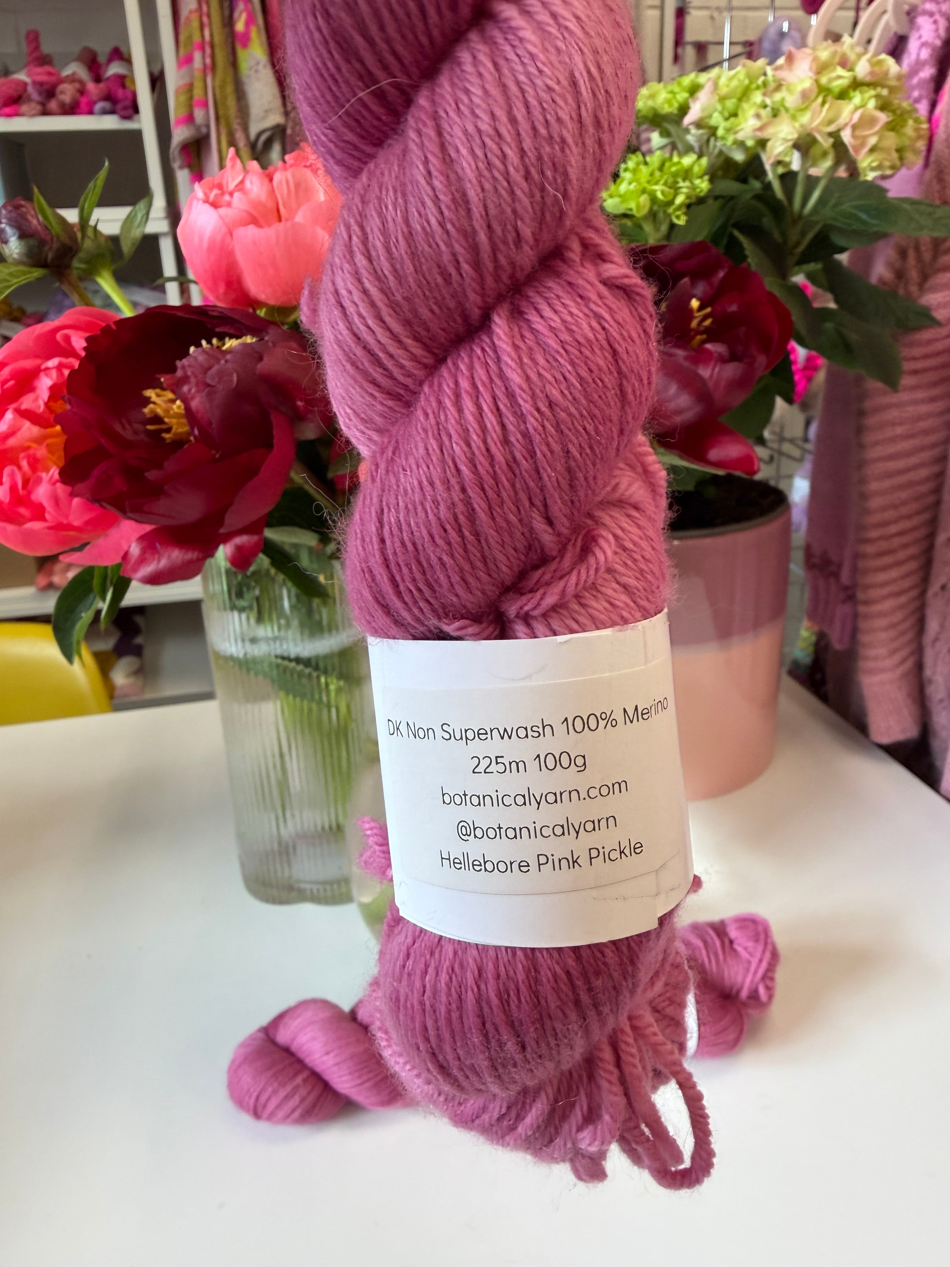 READY TO SHIP - 2 x 100g DK Hellebore Pink Pickle