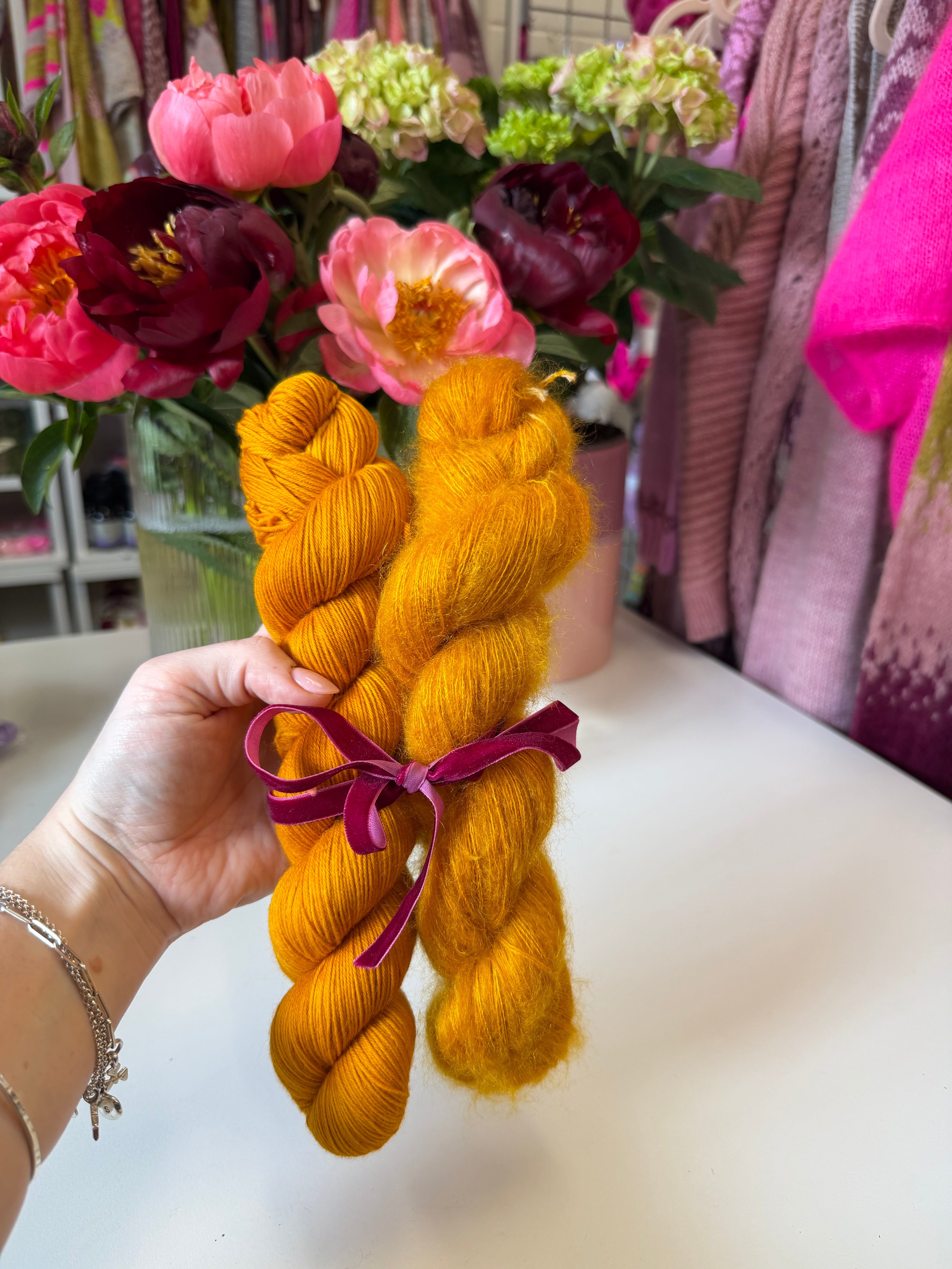READY TO SHIP - Mohair & Merino Bundle - Craspedia