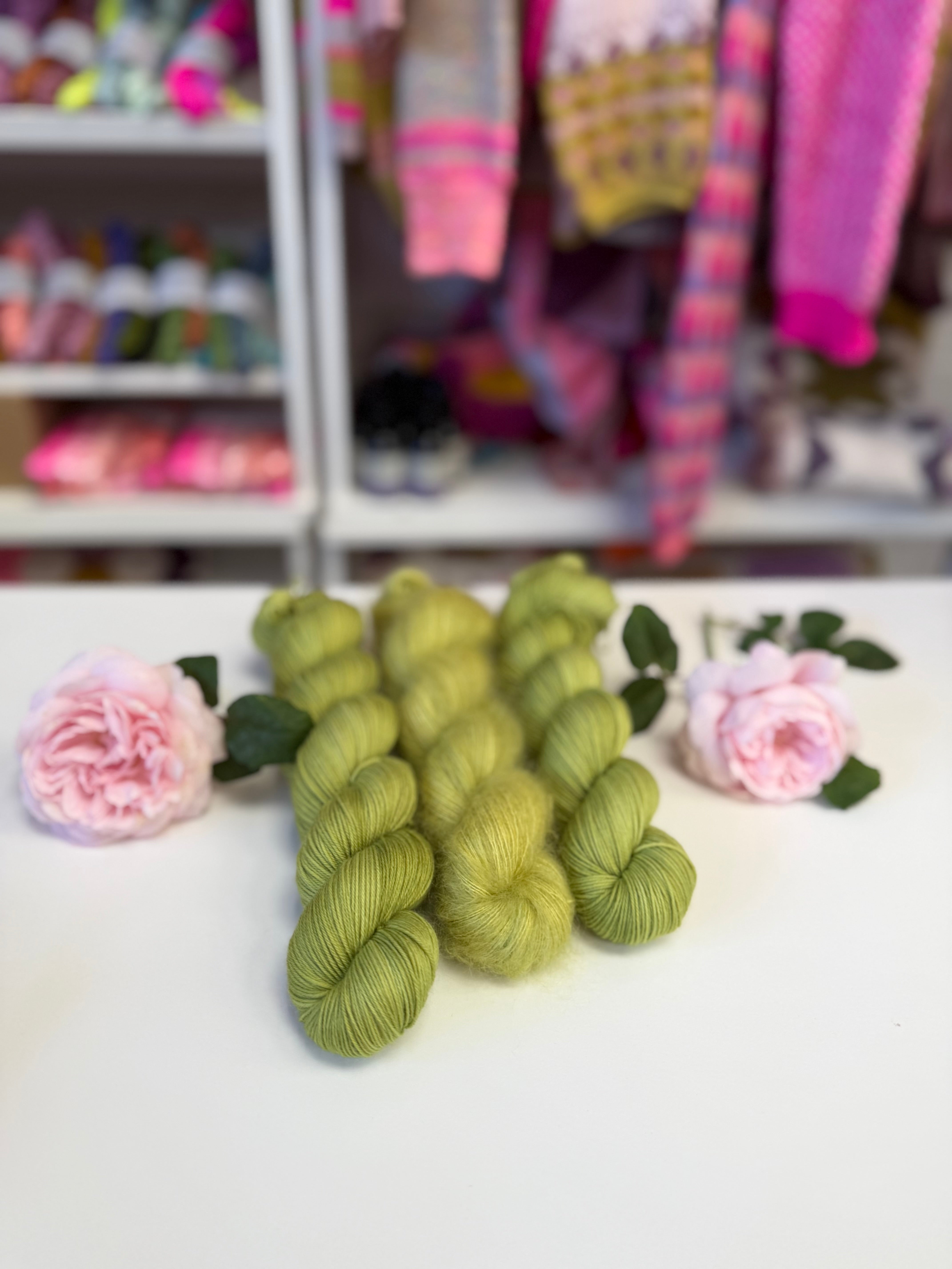 Dyed to order -  Sedum Lemon Coral
