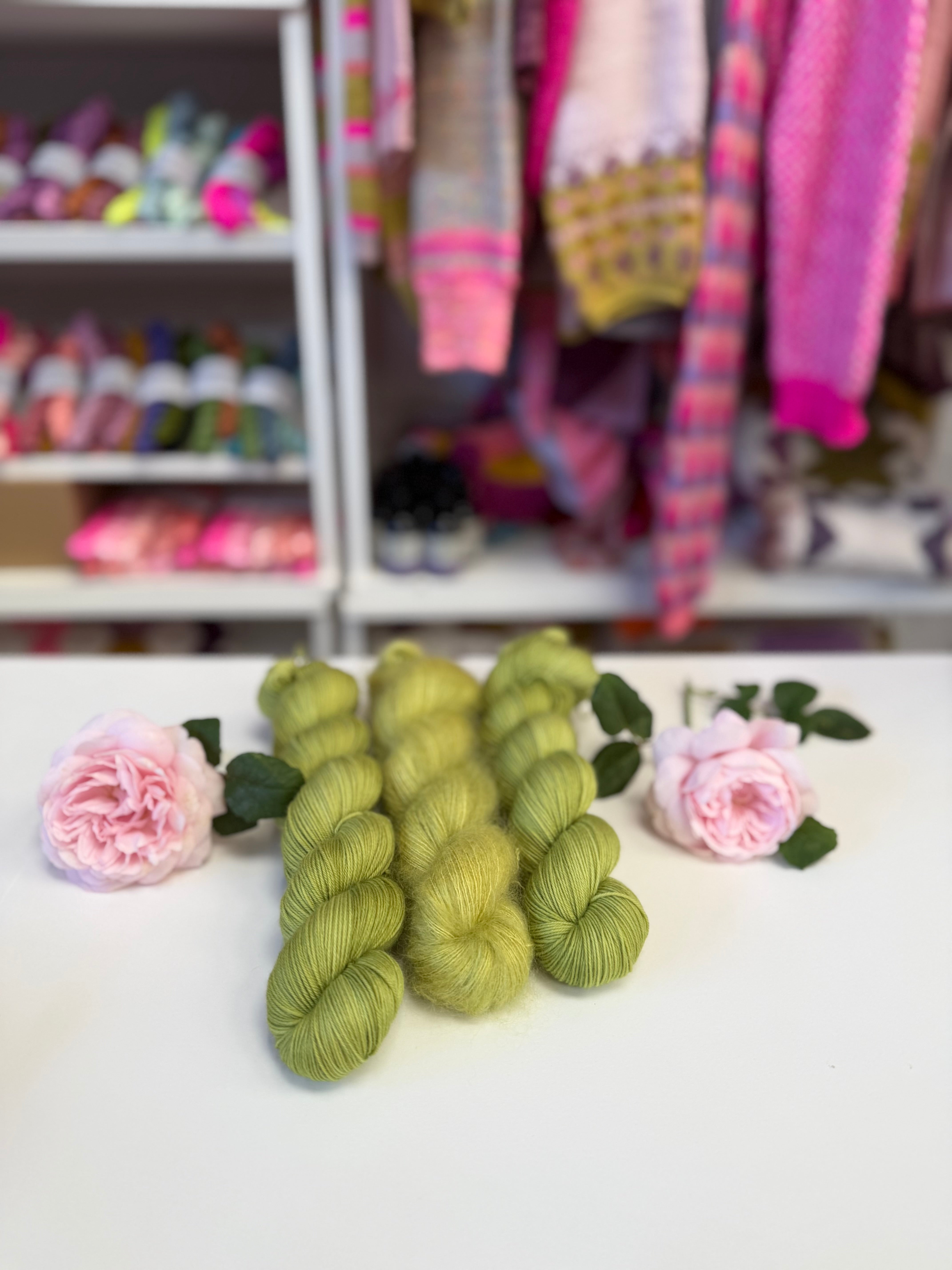 Dyed to order -  Sedum Lemon Coral