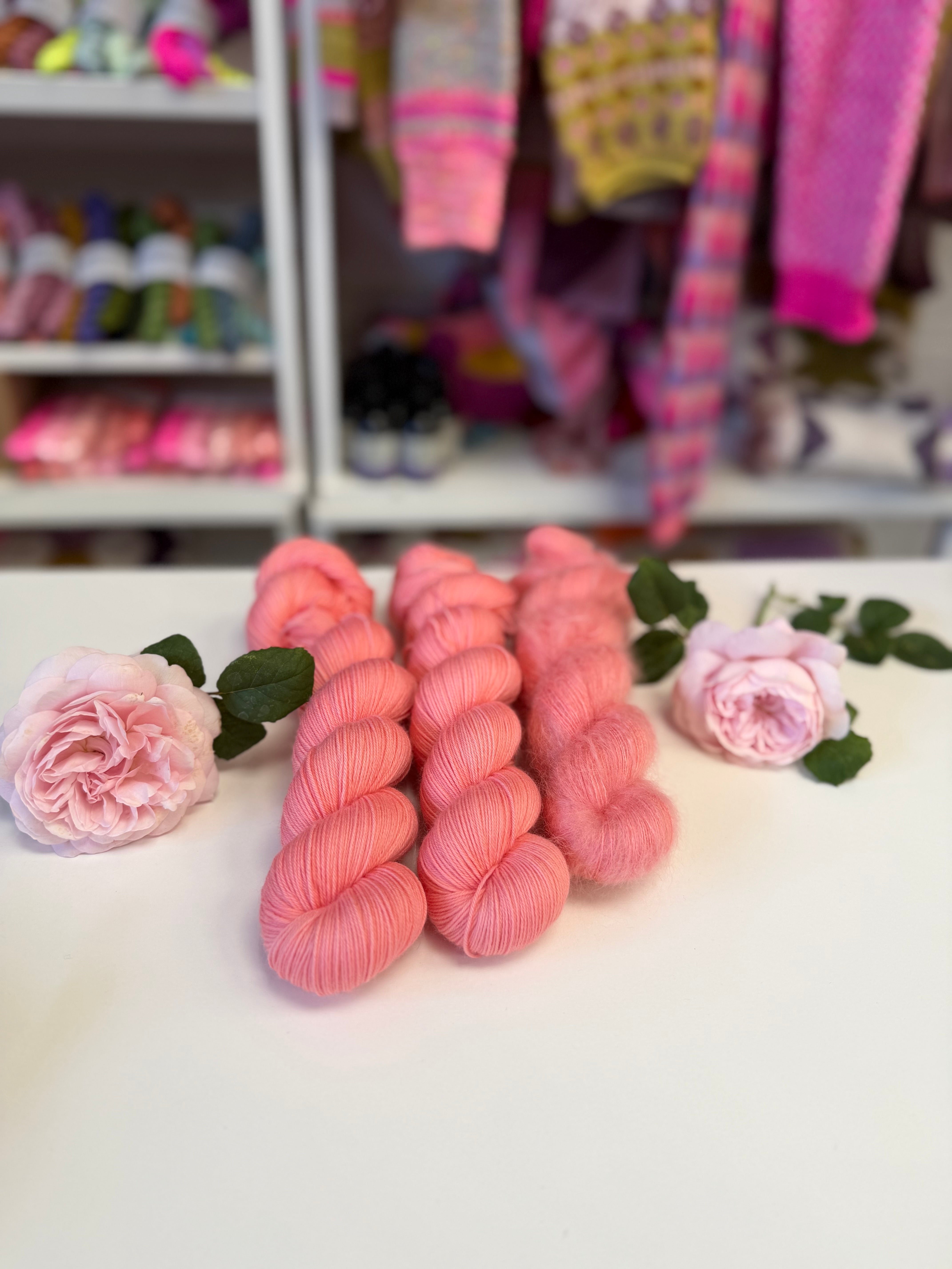 Dyed to order -  Dahlia Summer Flame