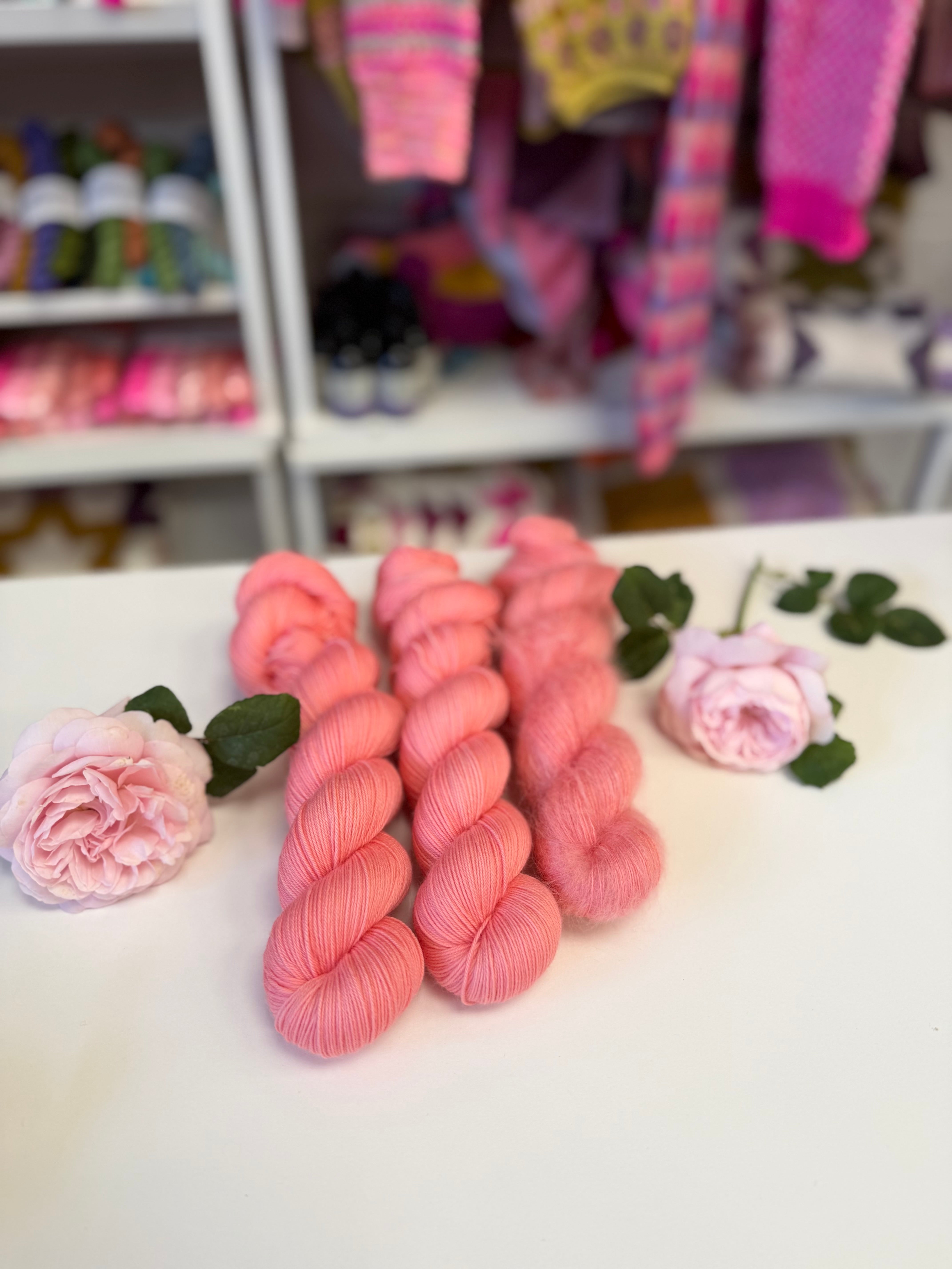 Dyed to order -  Dahlia Summer Flame