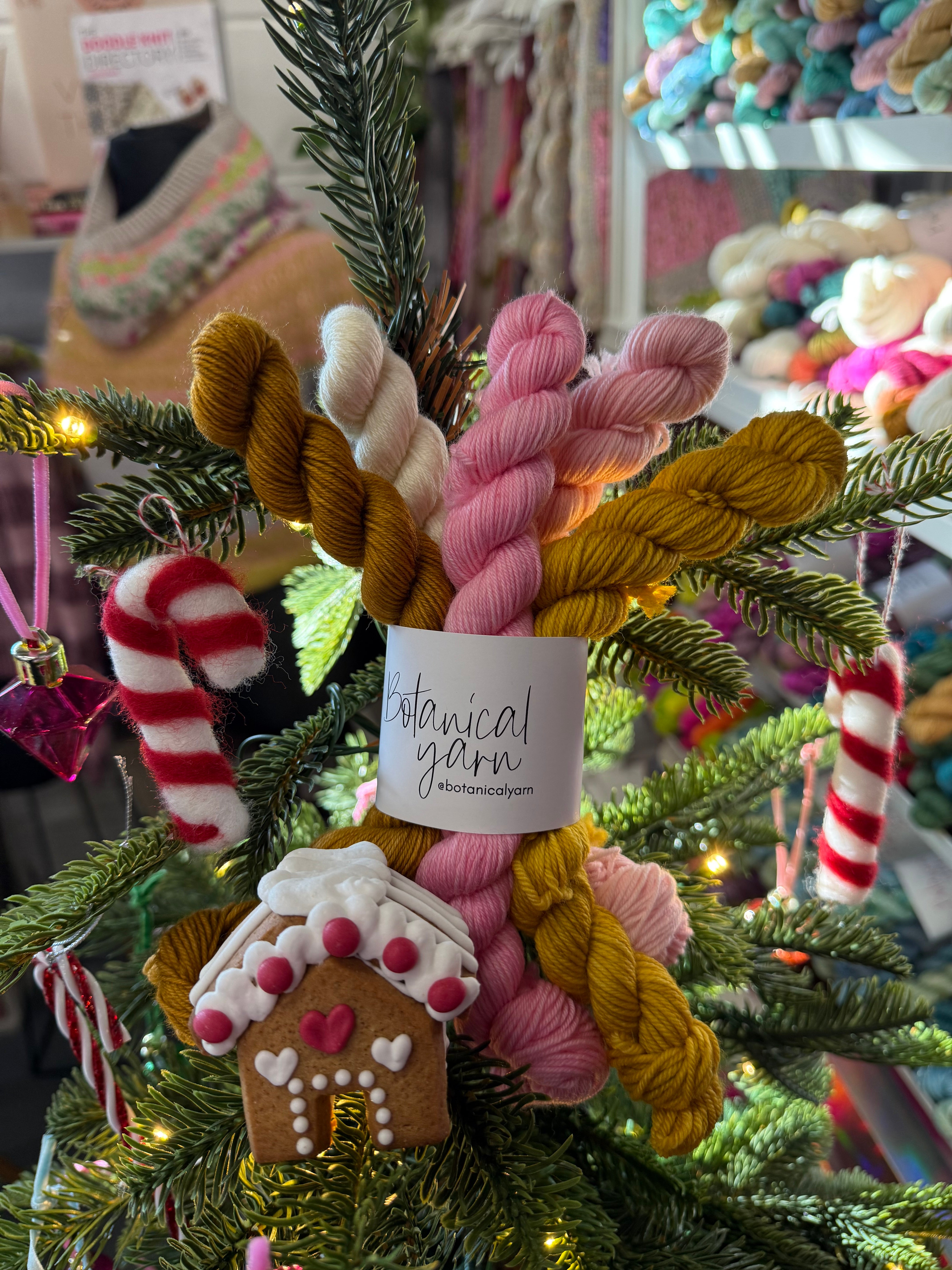 READY TO SHIP - Gingerbread House Mini Skein Set