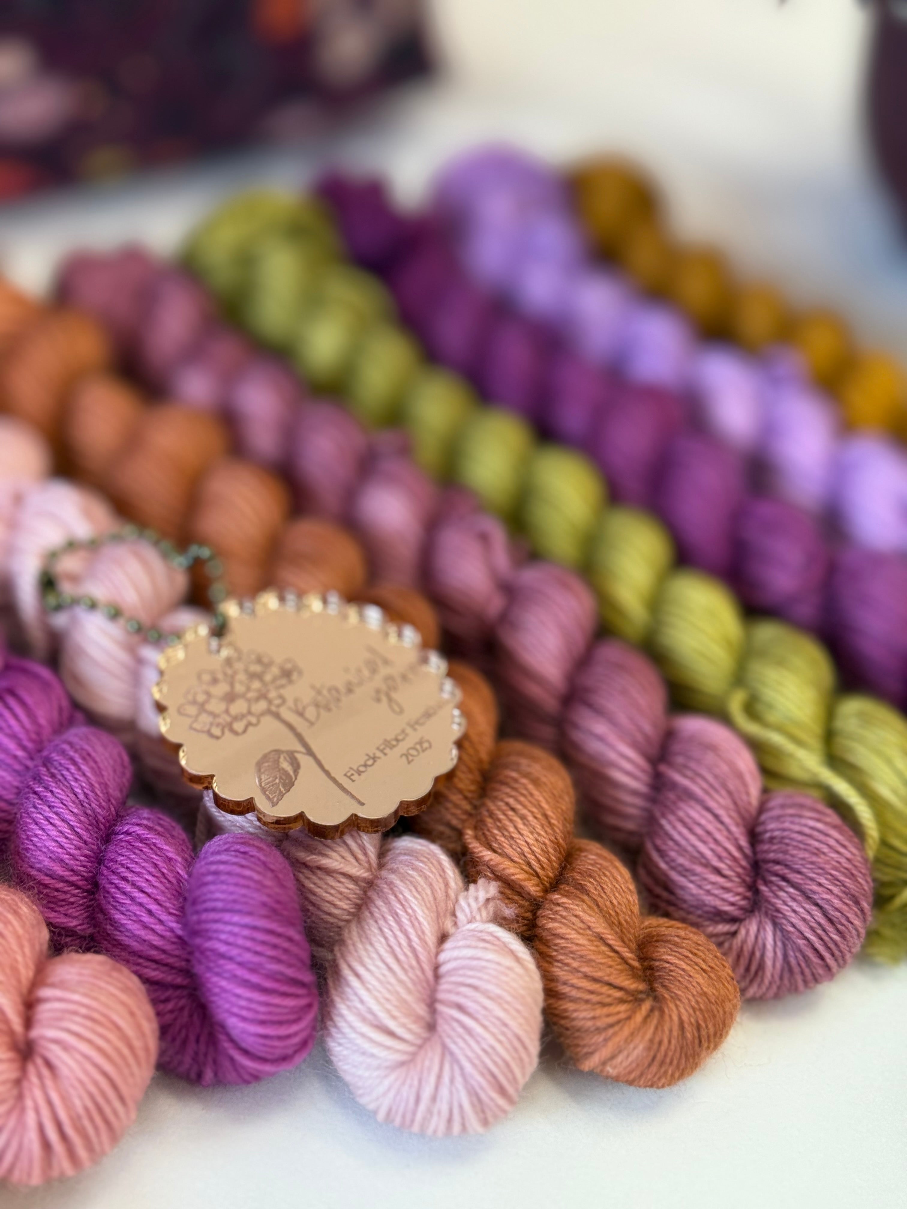 Flock Fiber Festival Project Bag Charm / Keyring