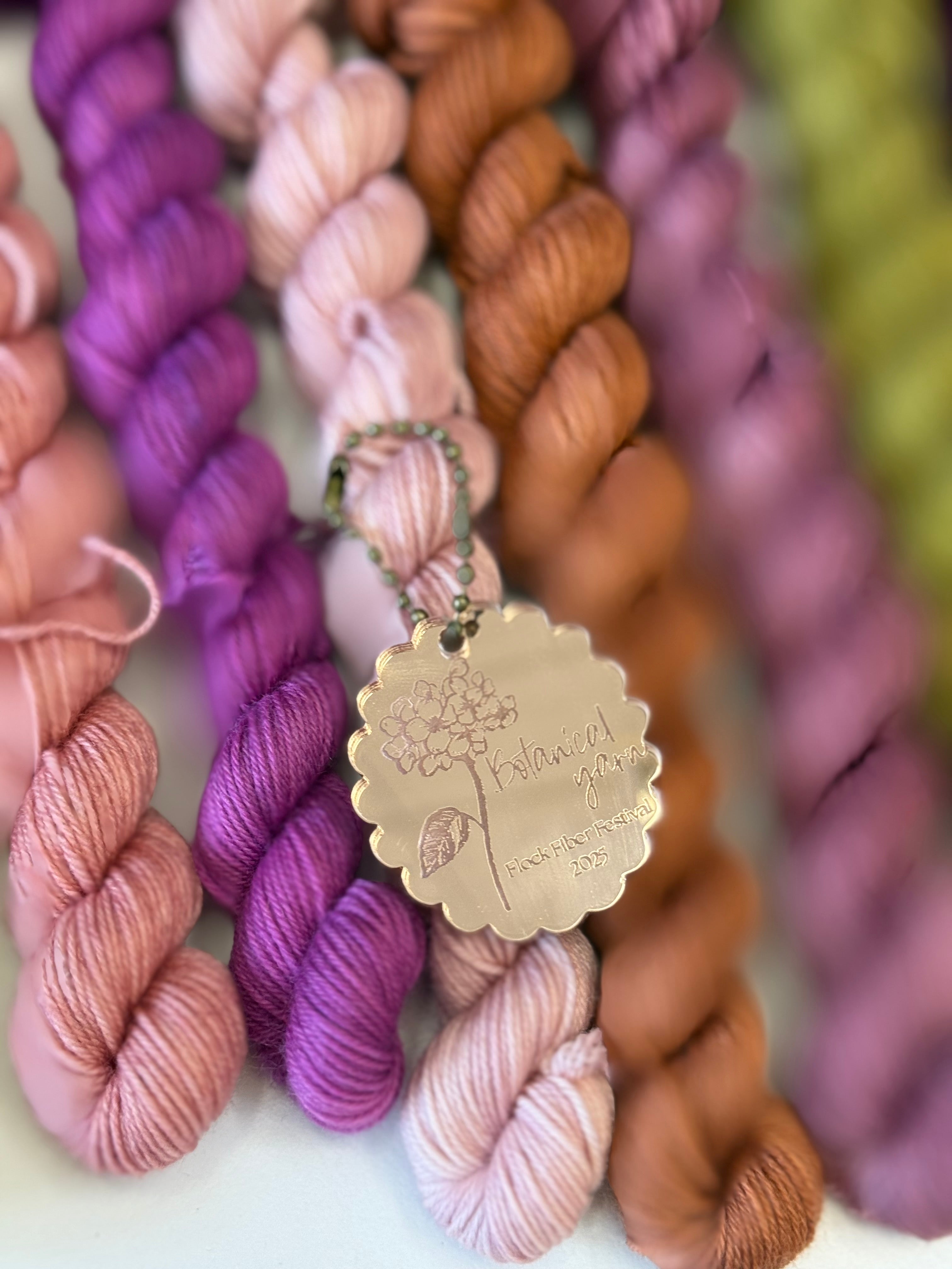 Flock Fiber Festival Project Bag Charm / Keyring