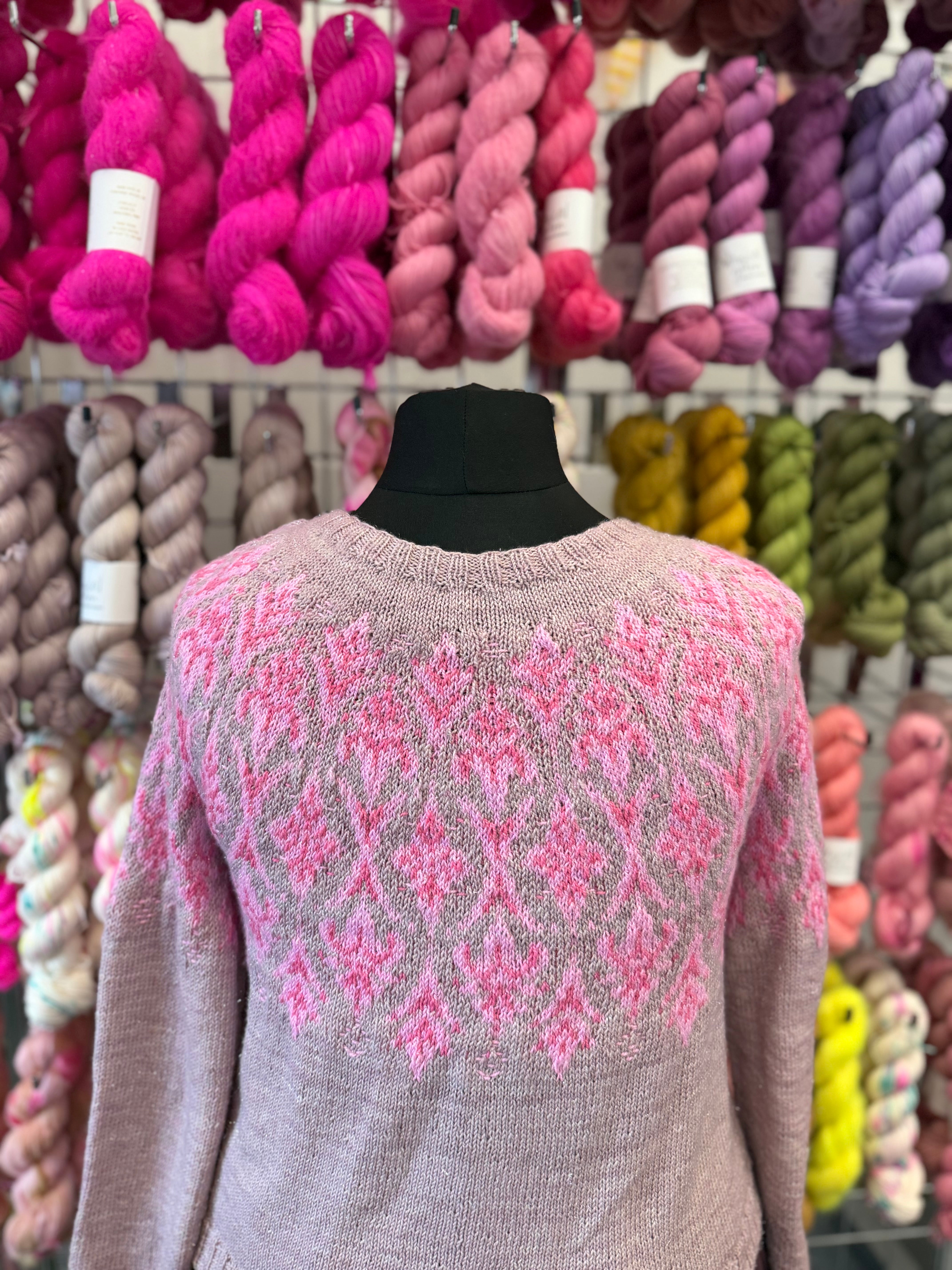 Fields of Gold Sweater kit - Pattern by Rachel Illsley of Unwind Knitwear
