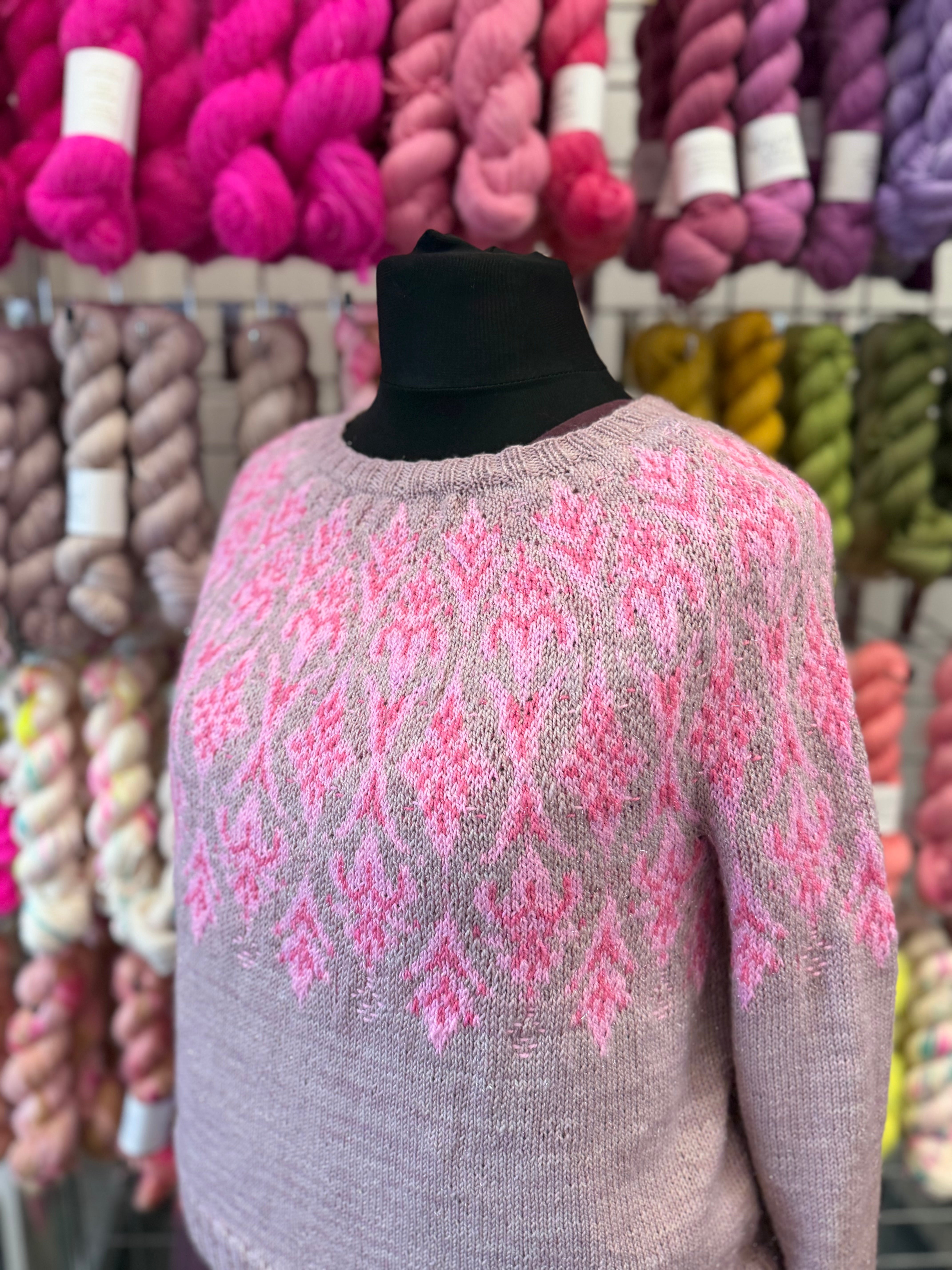 Fields of Gold Sweater kit - Pattern by Rachel Illsley of Unwind Knitwear