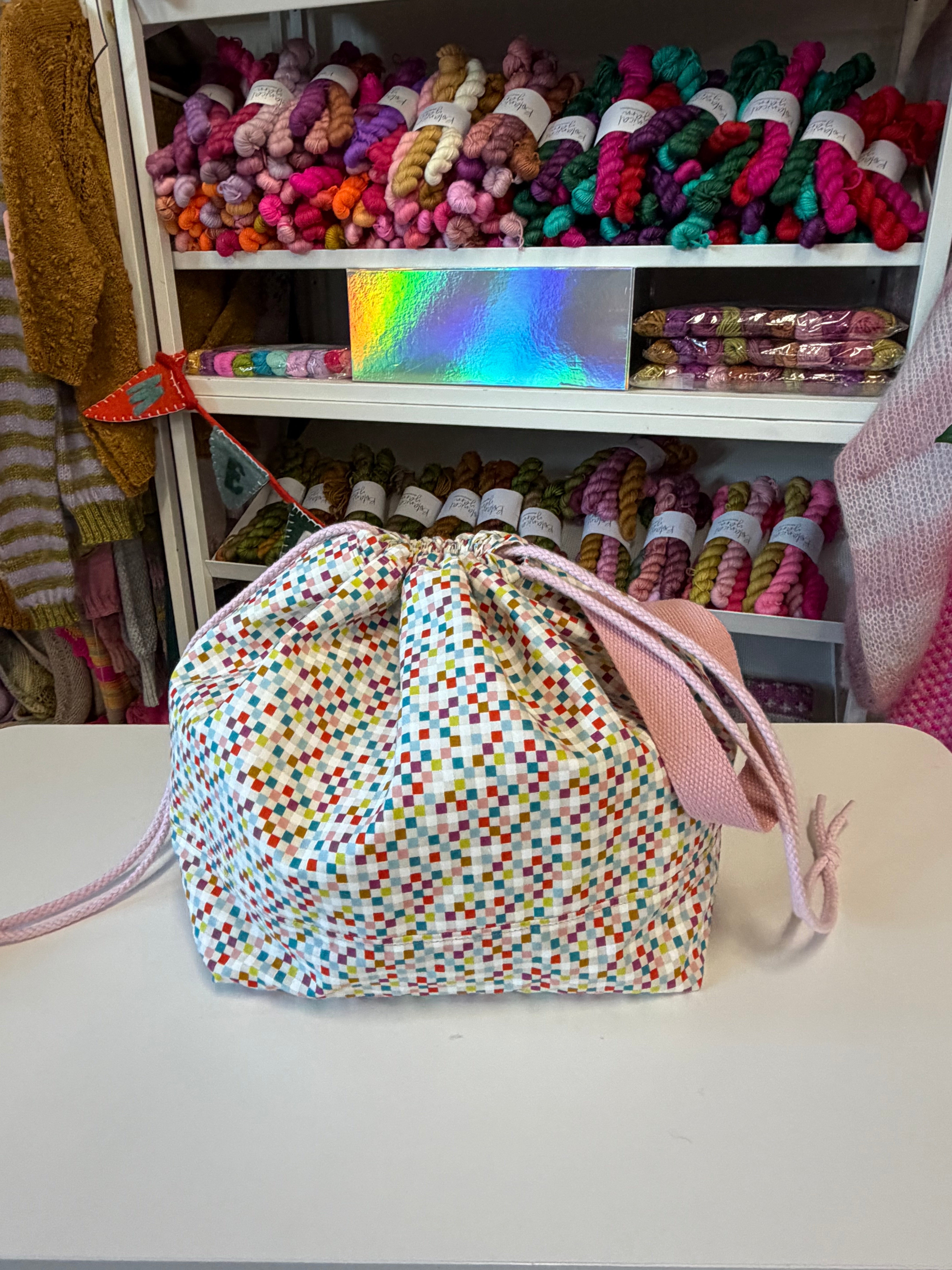 READY TO SHIP - Project Bag Style 01 - Pixels