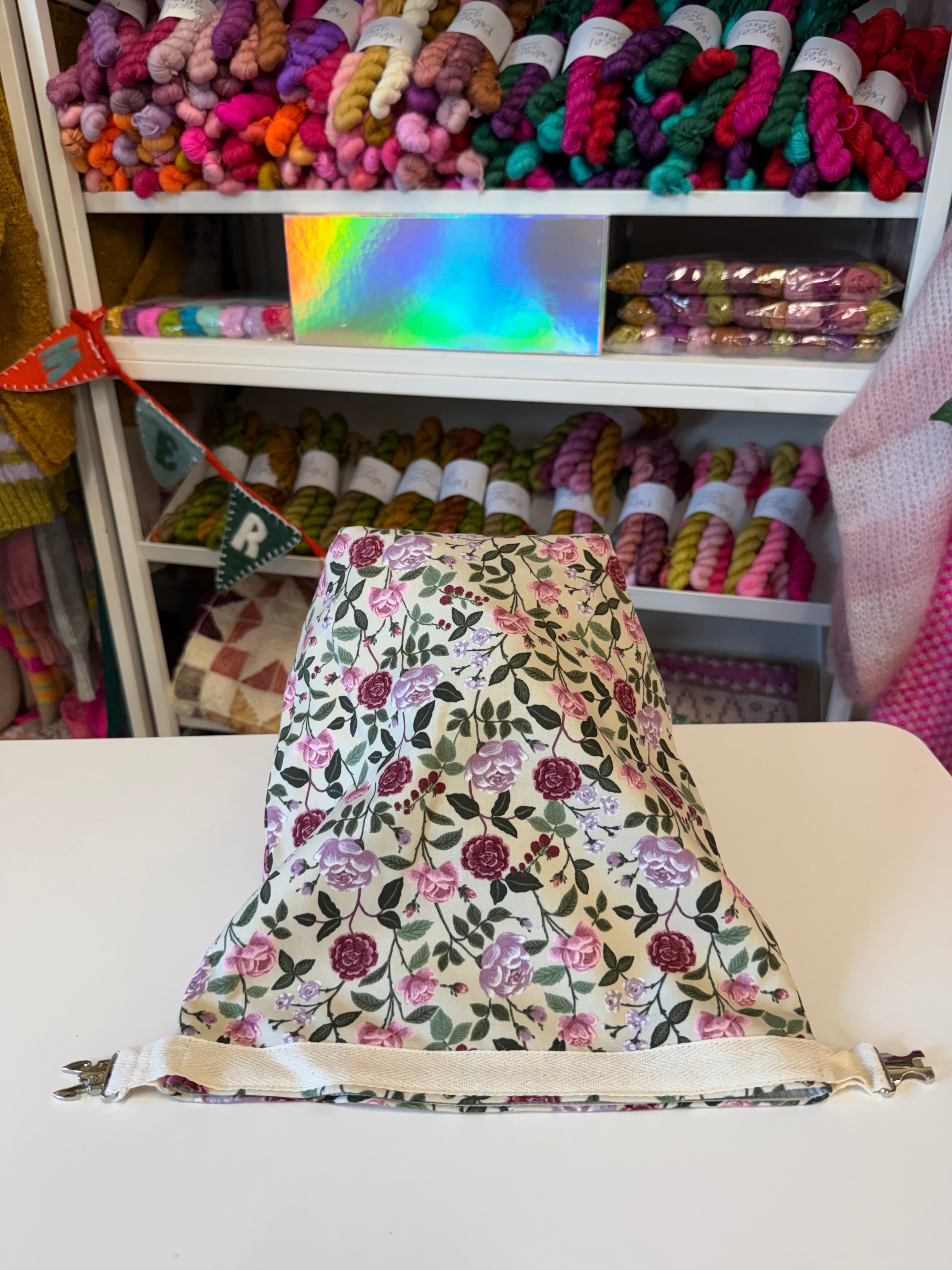 Ready to ship - Project Bag Style 04 - Roll Top - Yorkshire Yarn Fest Exclusive