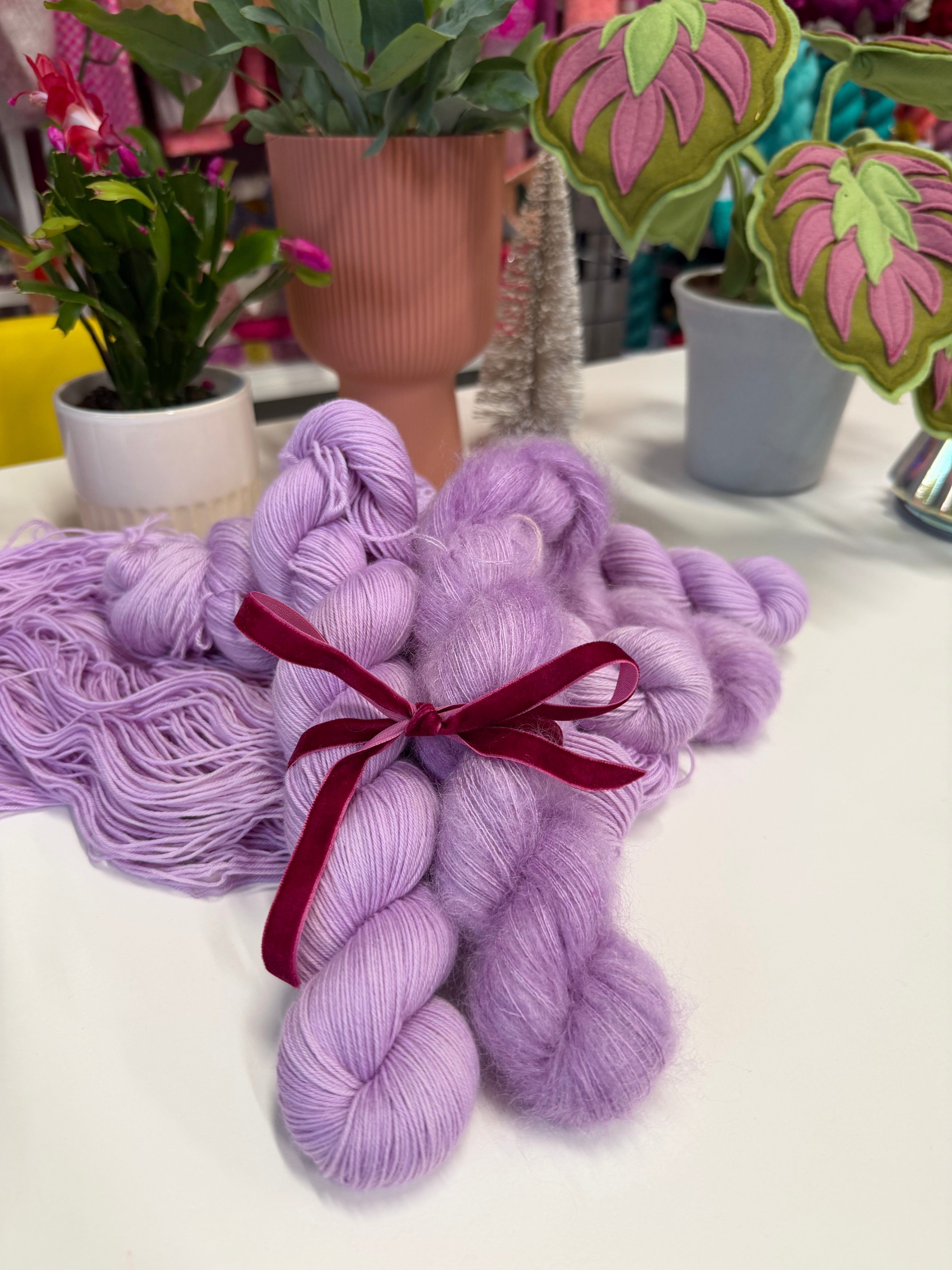 Colour Saturday - Crocus Merino & Fluff Bundle