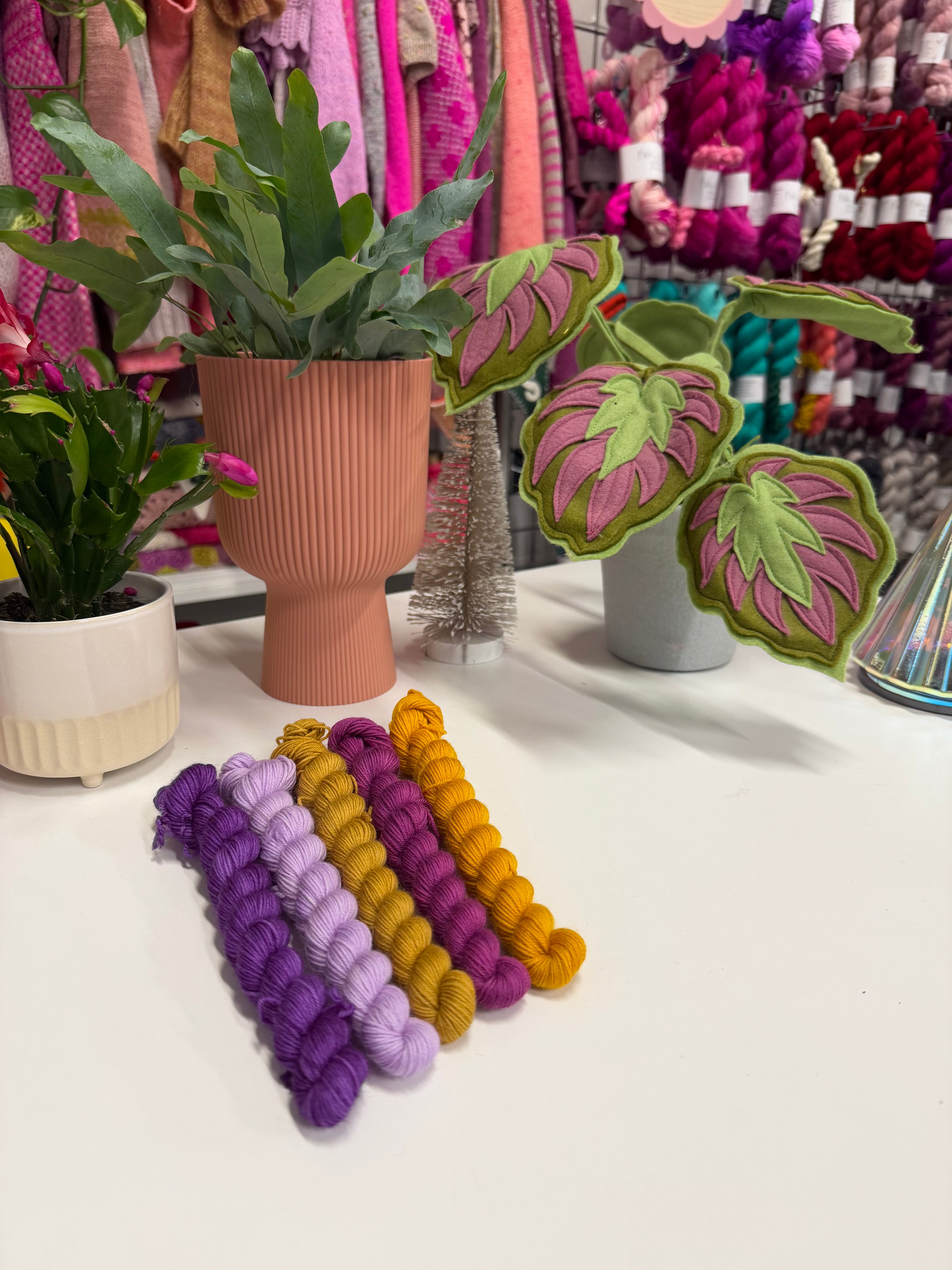 Colour Saturday Purples Mini Skein Set