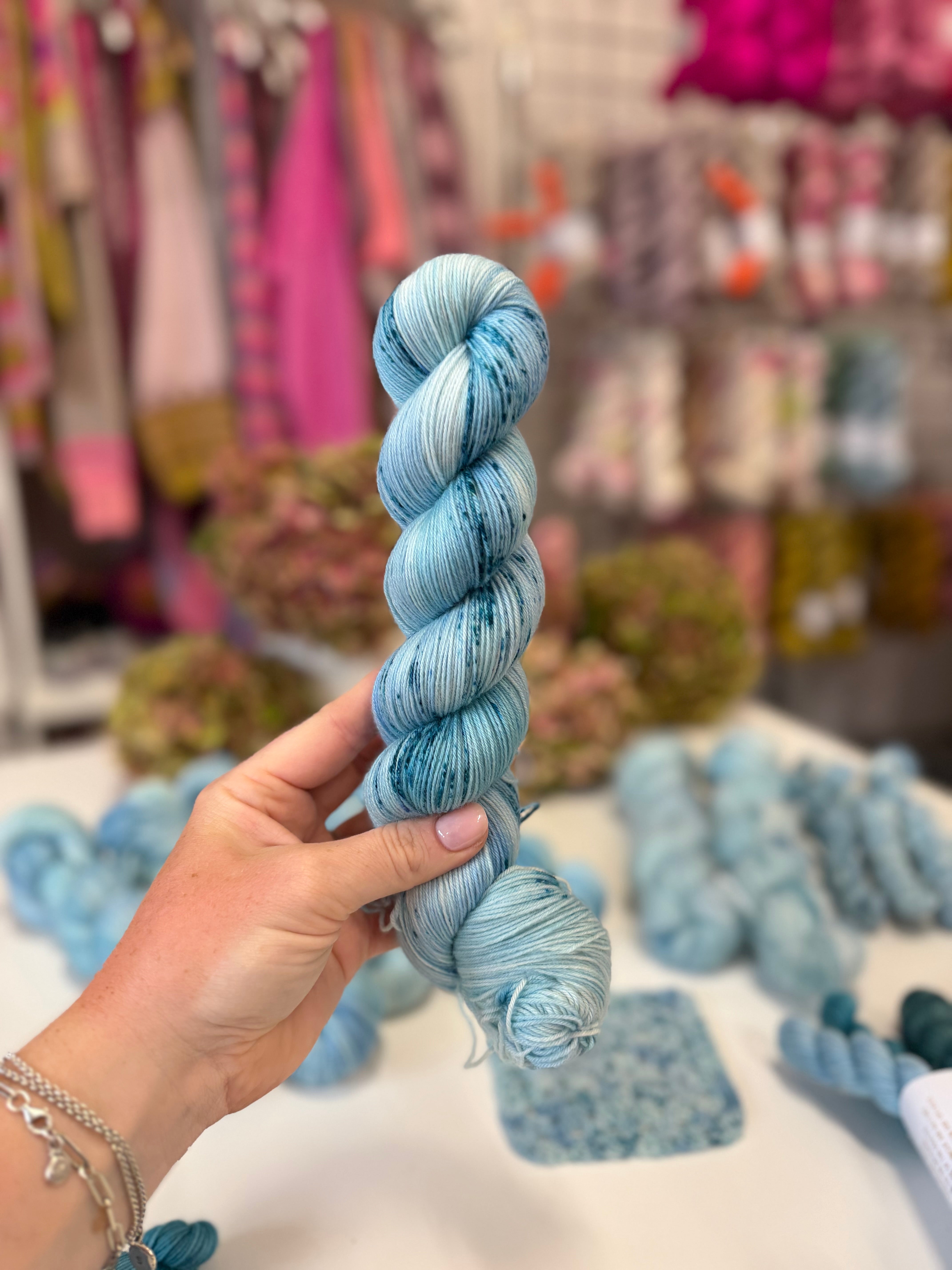 Dyed to order -  Blue Hydrangea