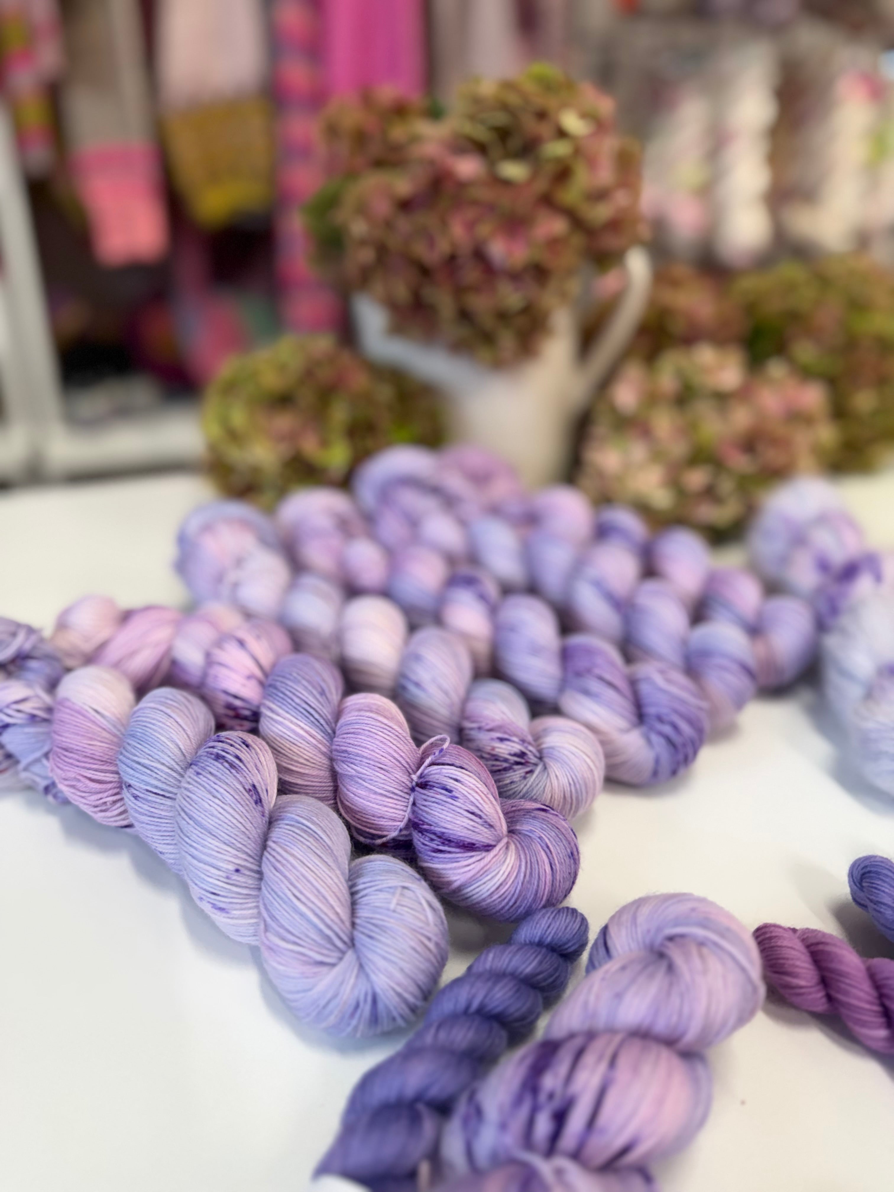 Dyed to order -  Purple Hydrangea