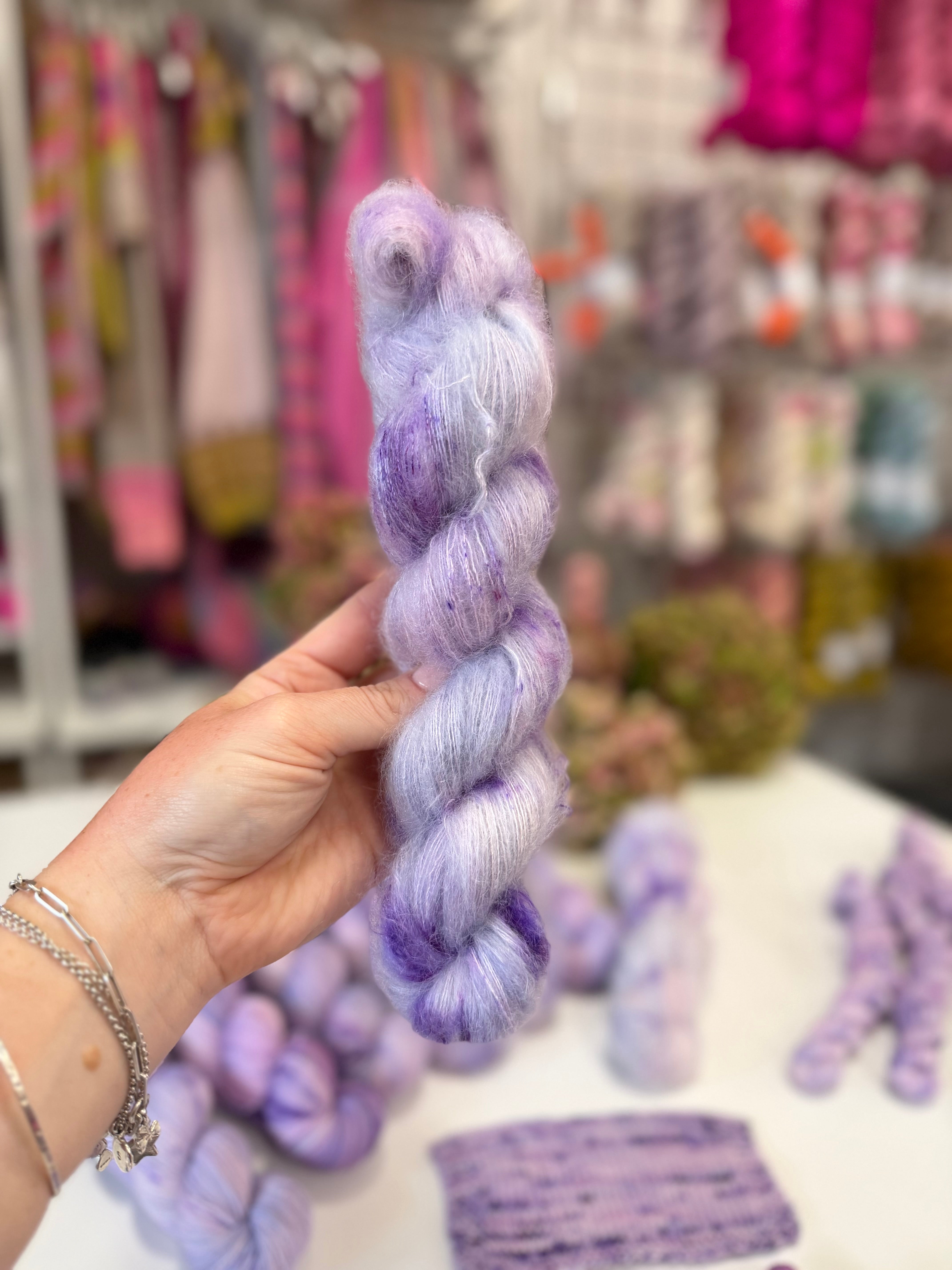 Dyed to order -  Purple Hydrangea