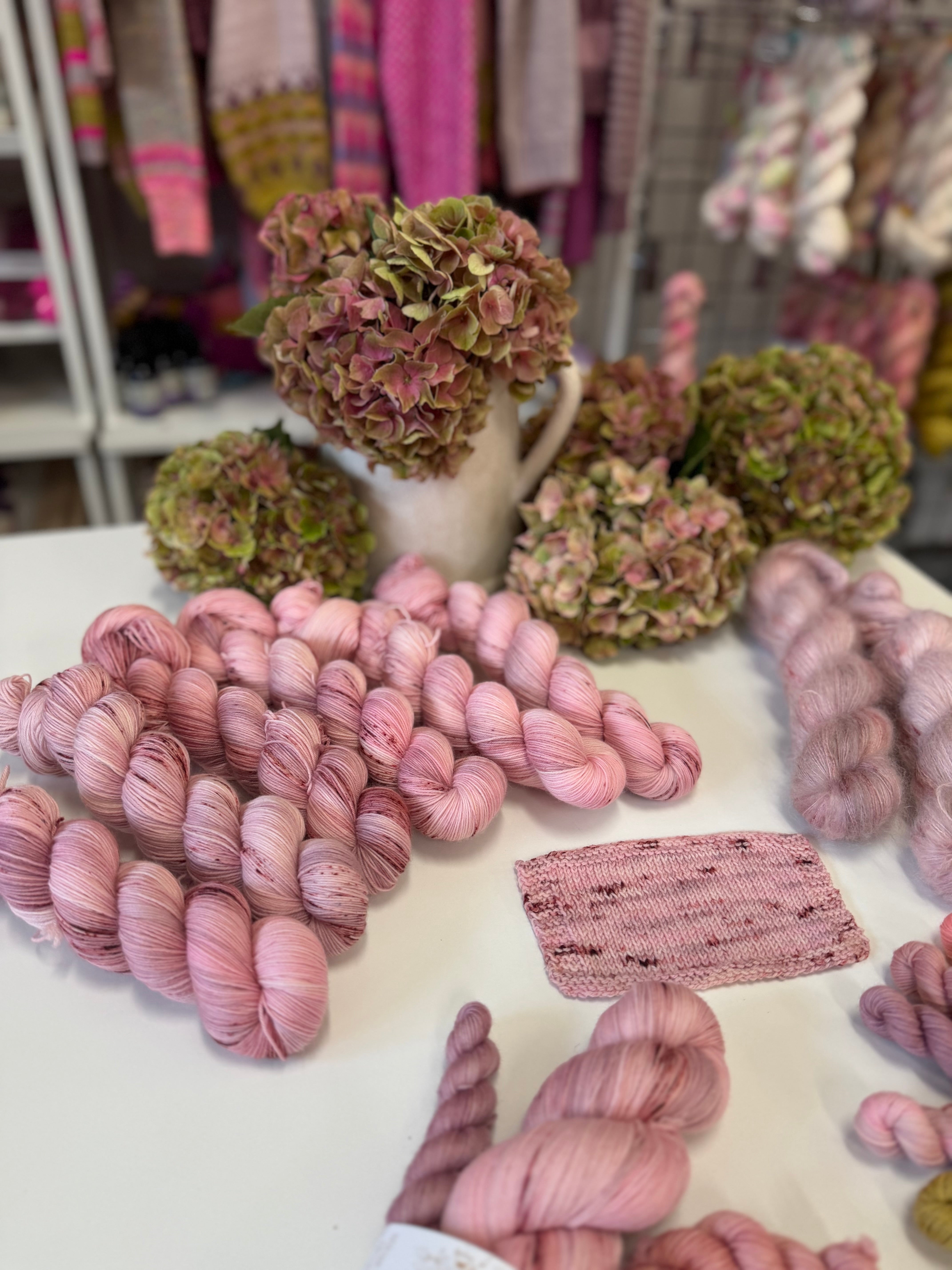 Dyed to order -  Pink Hydrangea