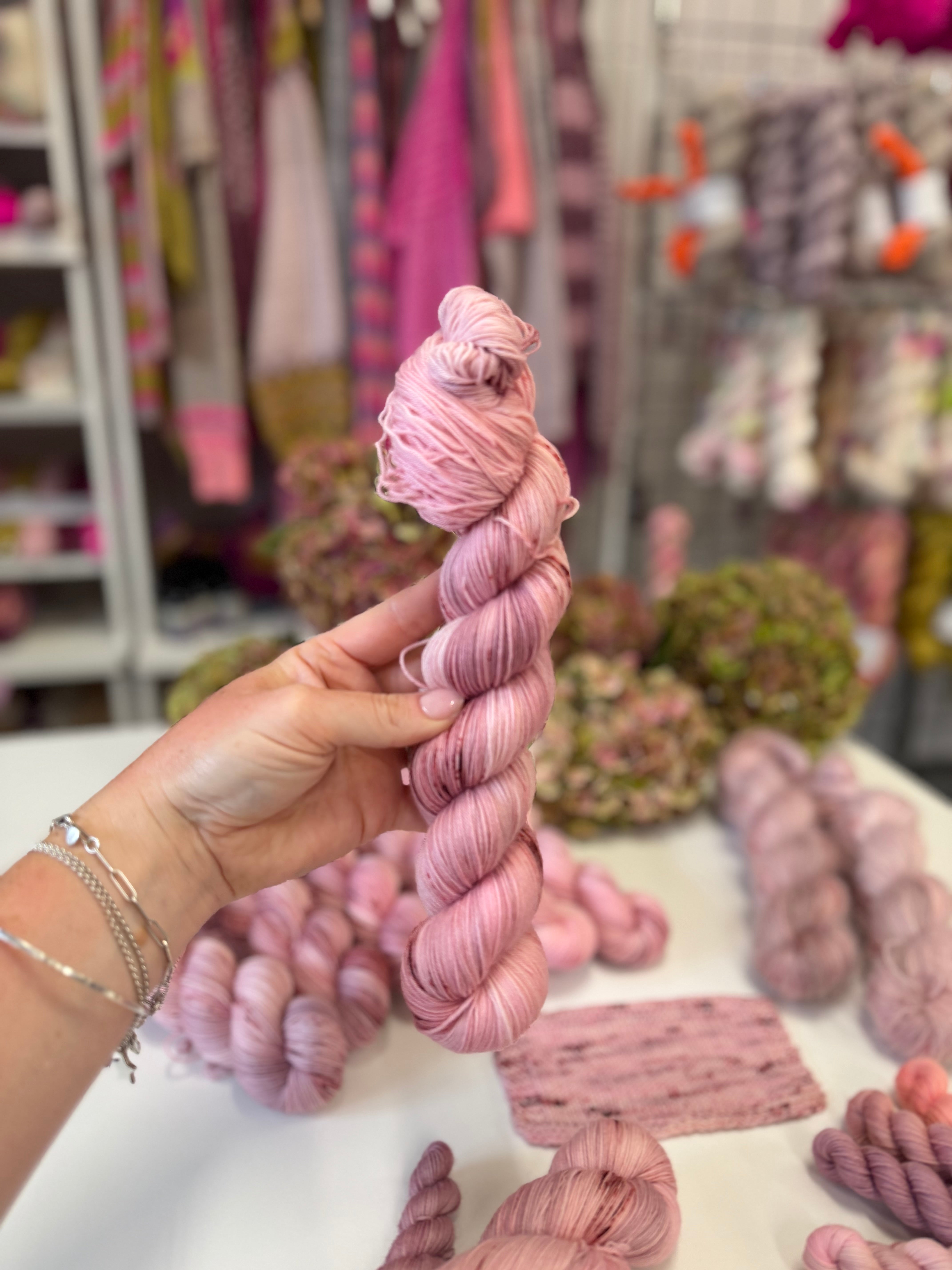 Dyed to order -  Pink Hydrangea