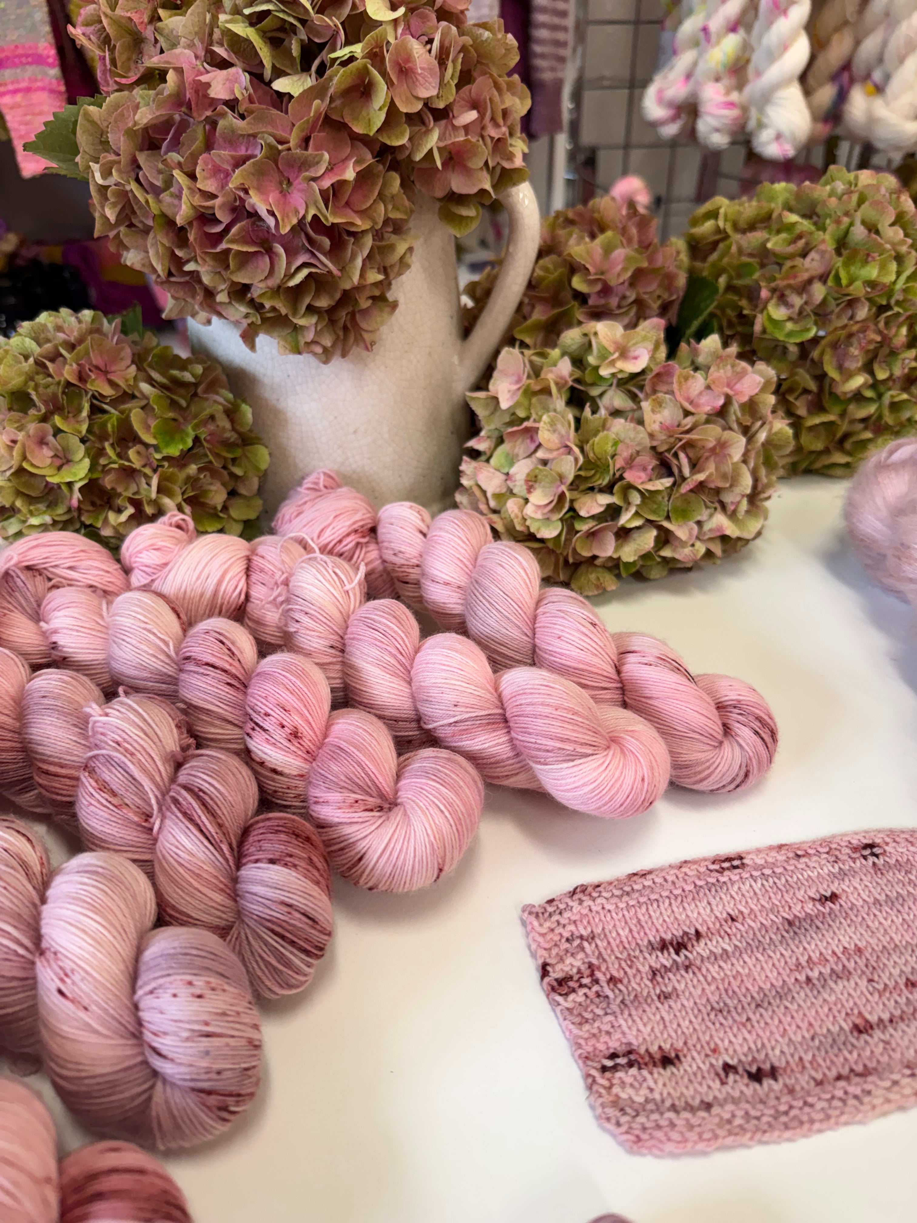 Dyed to order -  Pink Hydrangea
