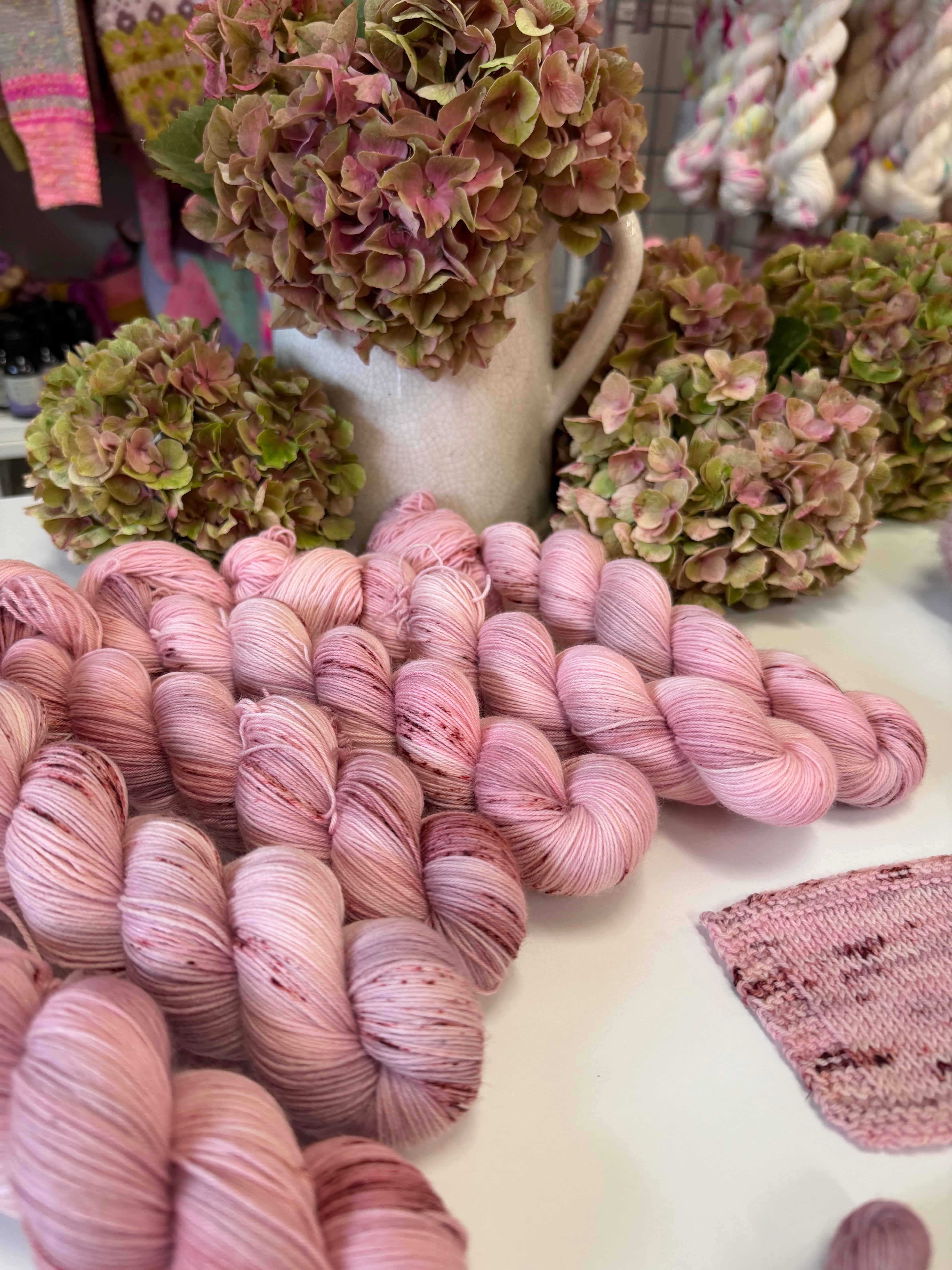 Dyed to order -  Pink Hydrangea