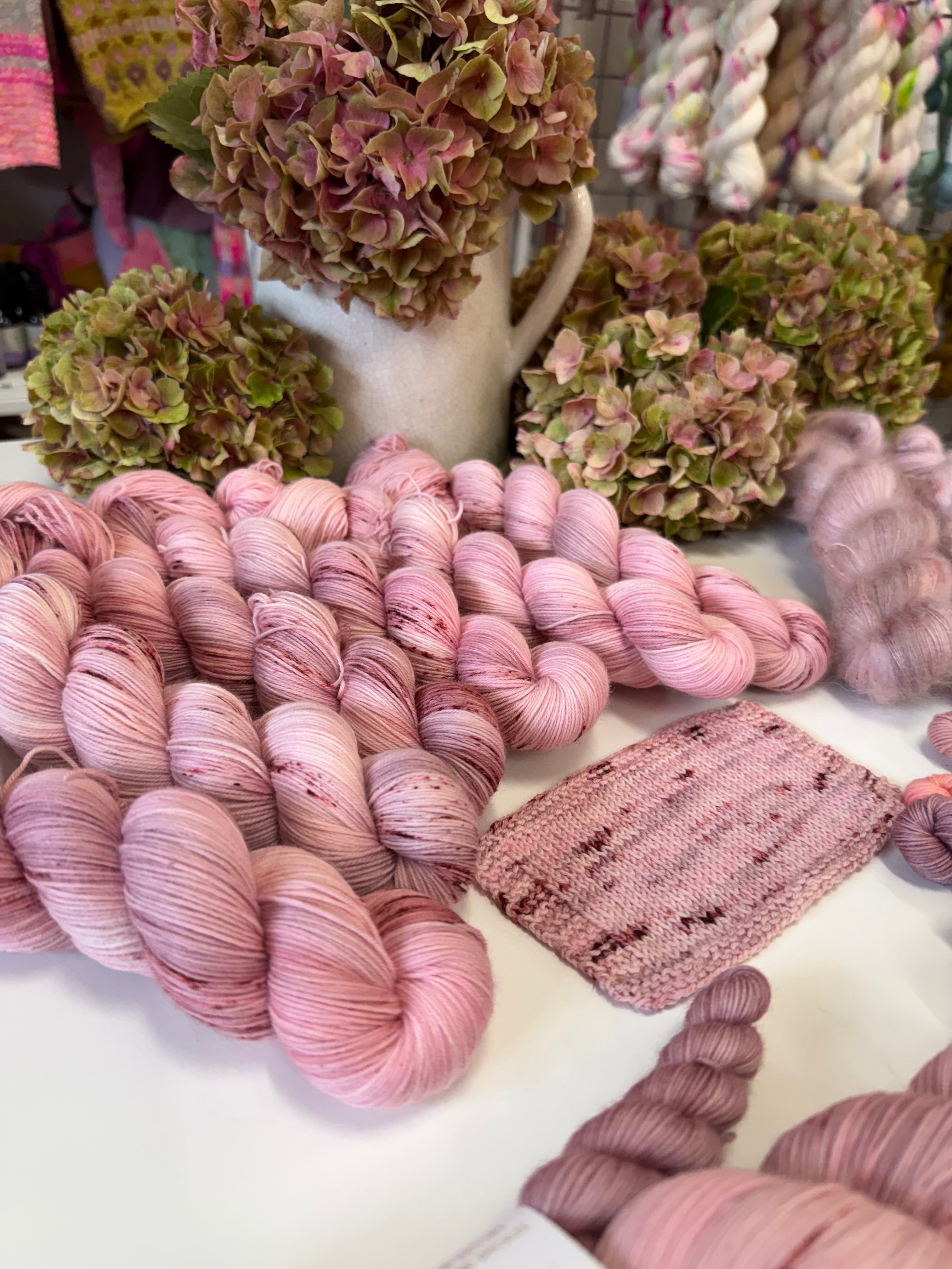 Dyed to order -  Pink Hydrangea
