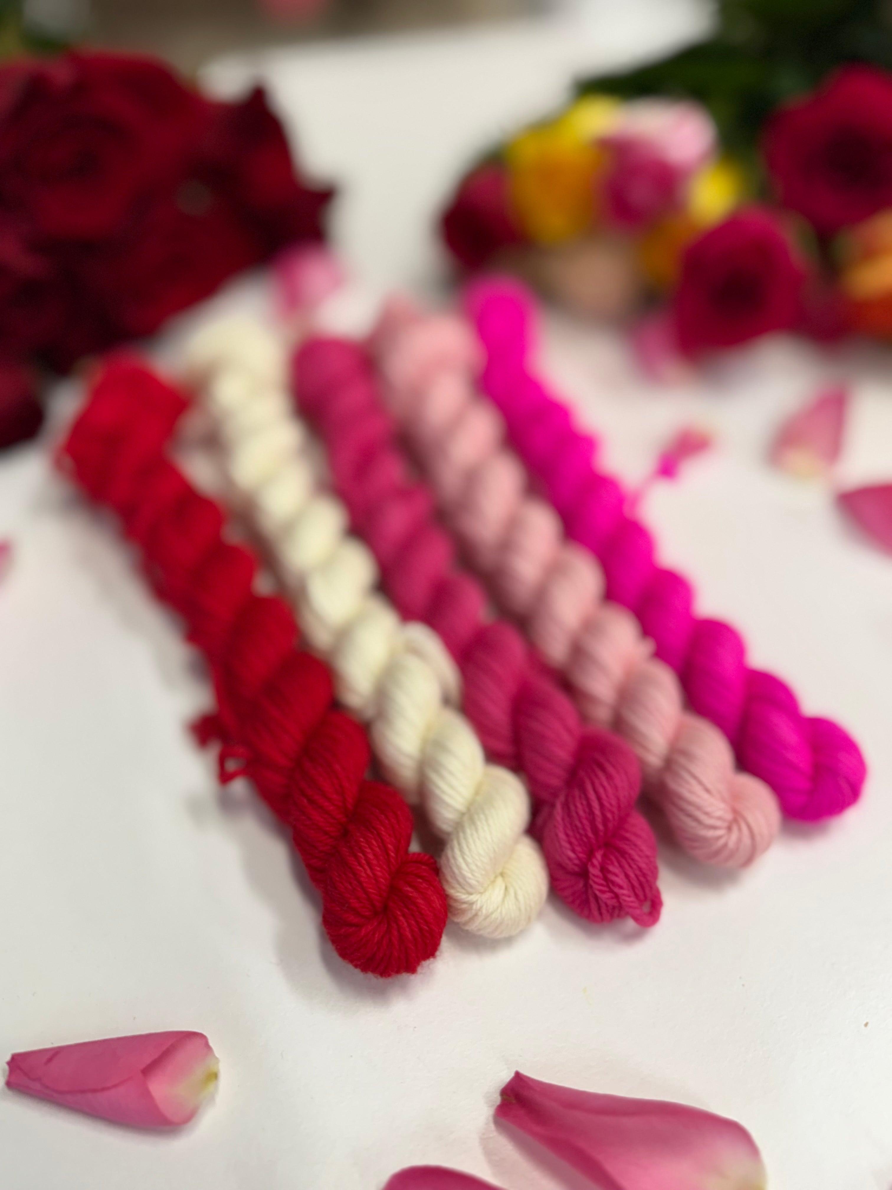 Neon Valentine Mini Skein Set