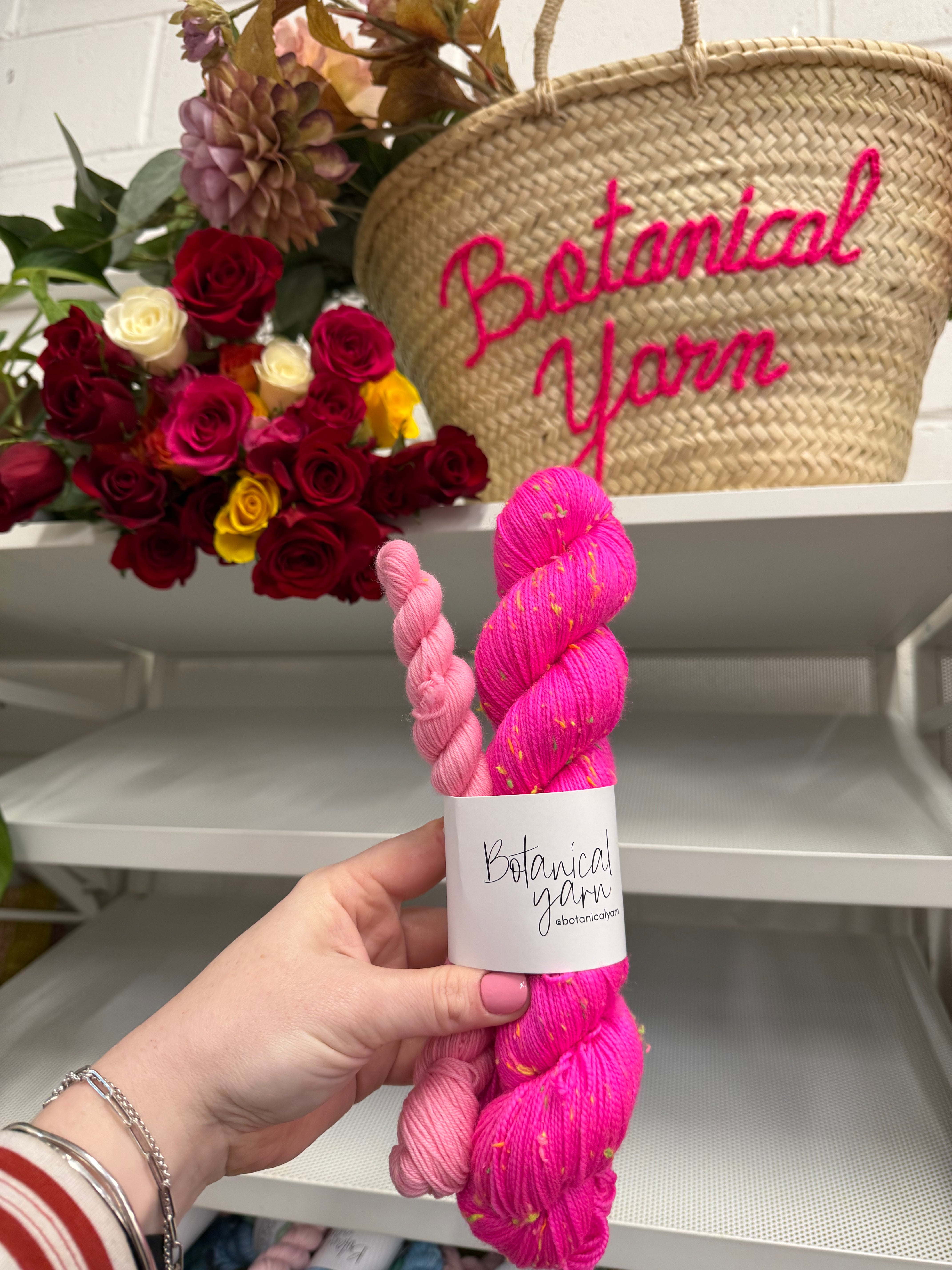 Monarda Neon Nep Yarn Sock Set