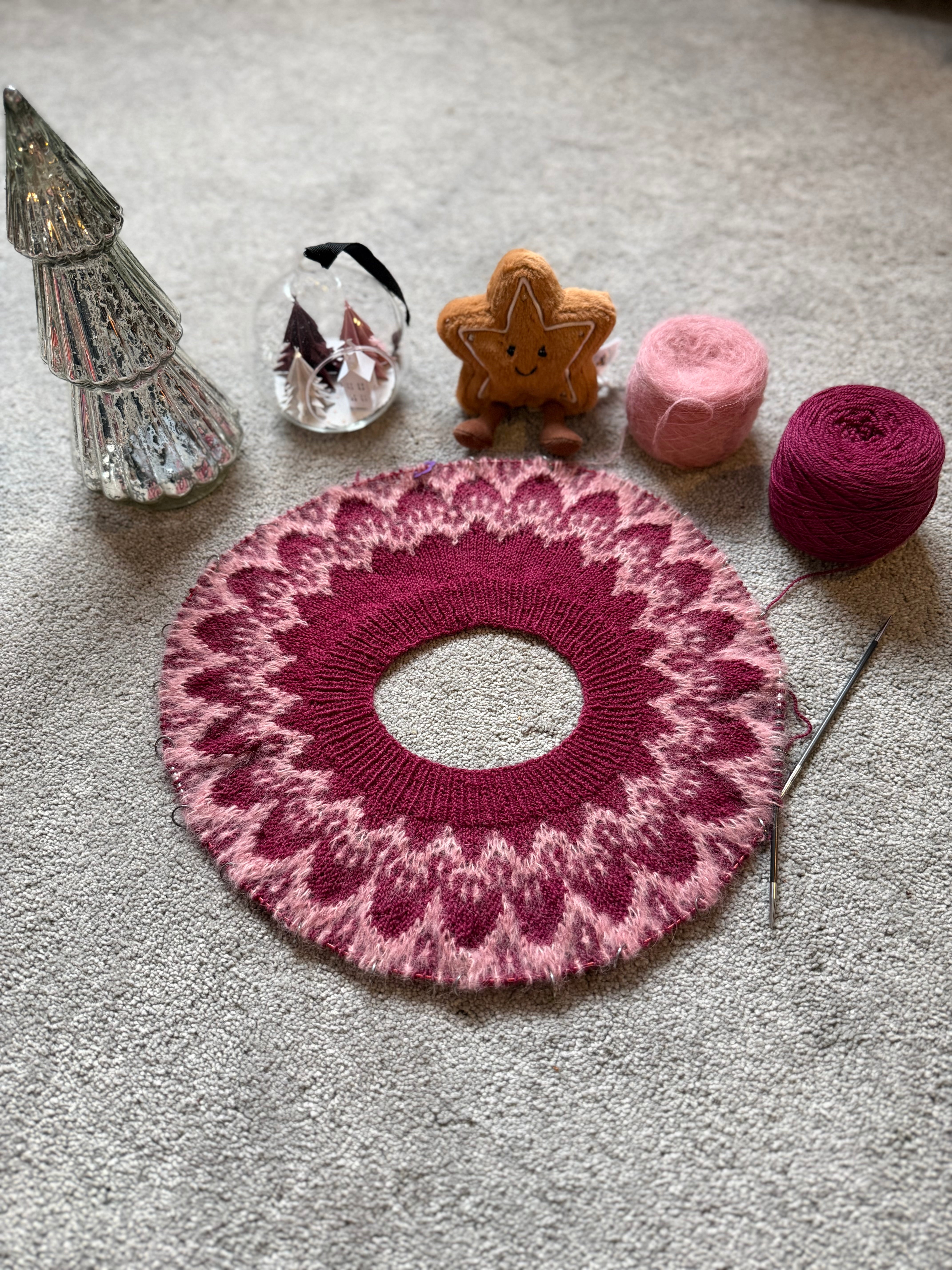 Gingerbread Sweater by Veera Välimäki Kit - Sophie's version