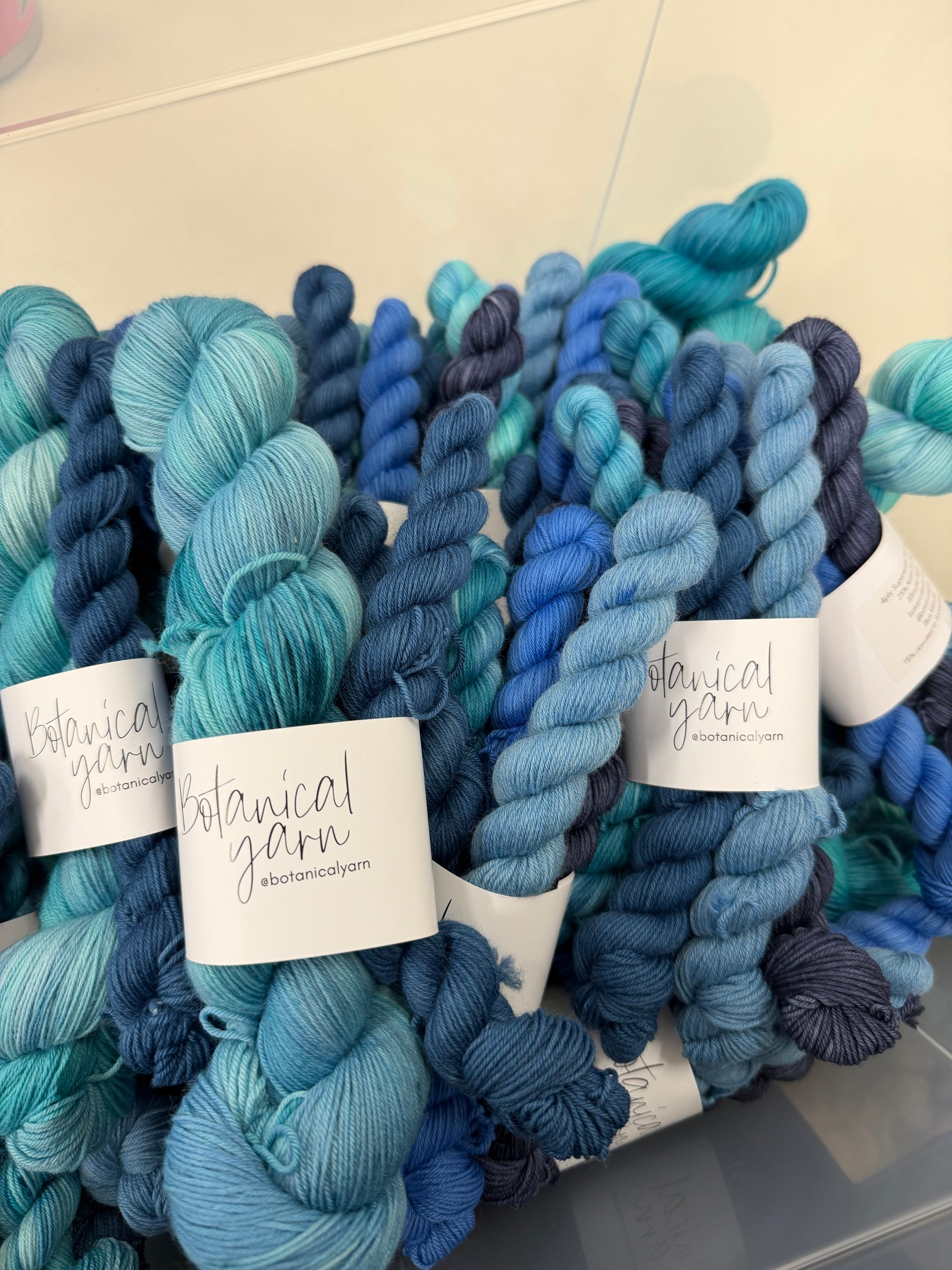 Blue Monday mini skein set