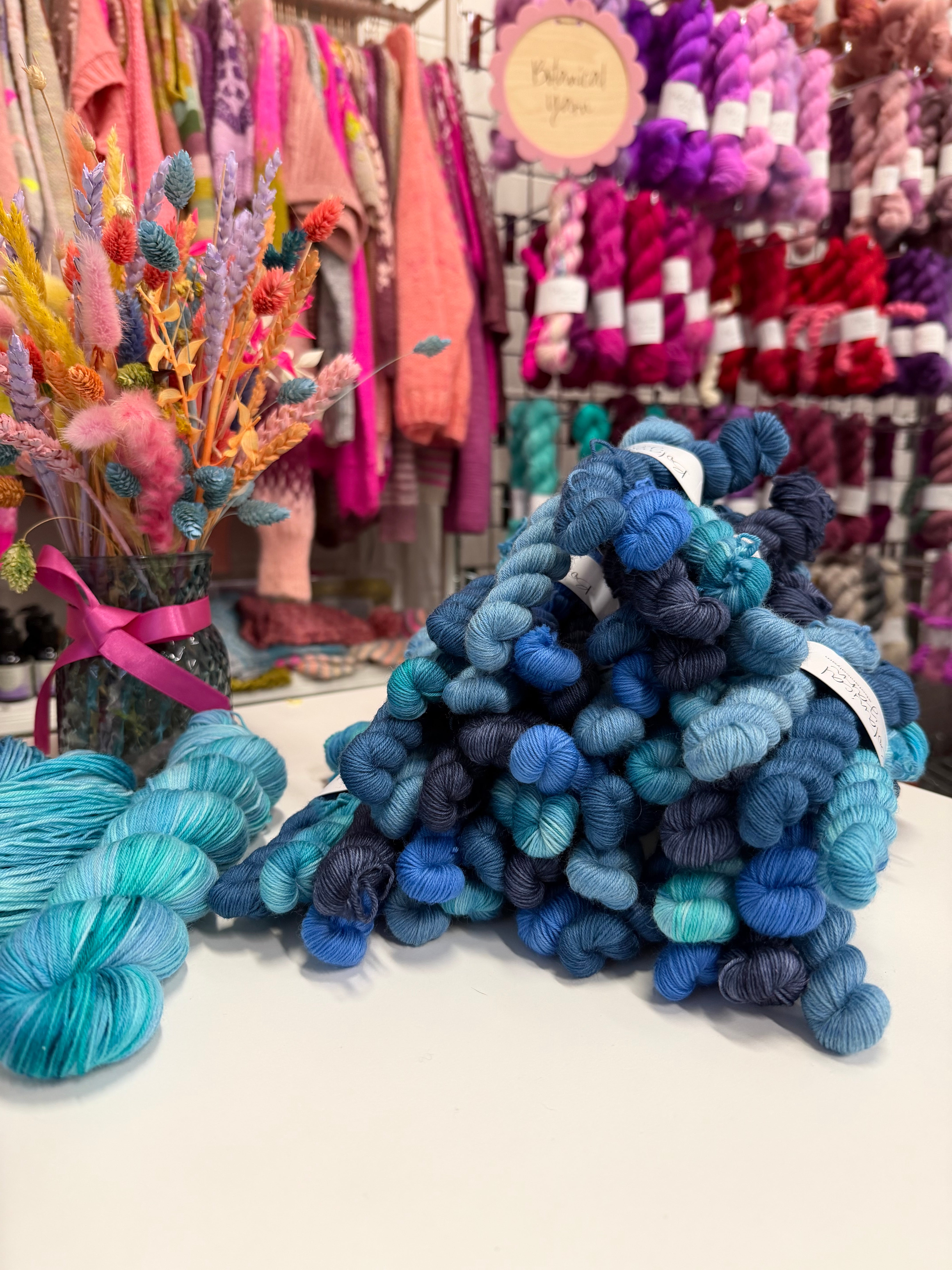 Blue Monday mini skein set