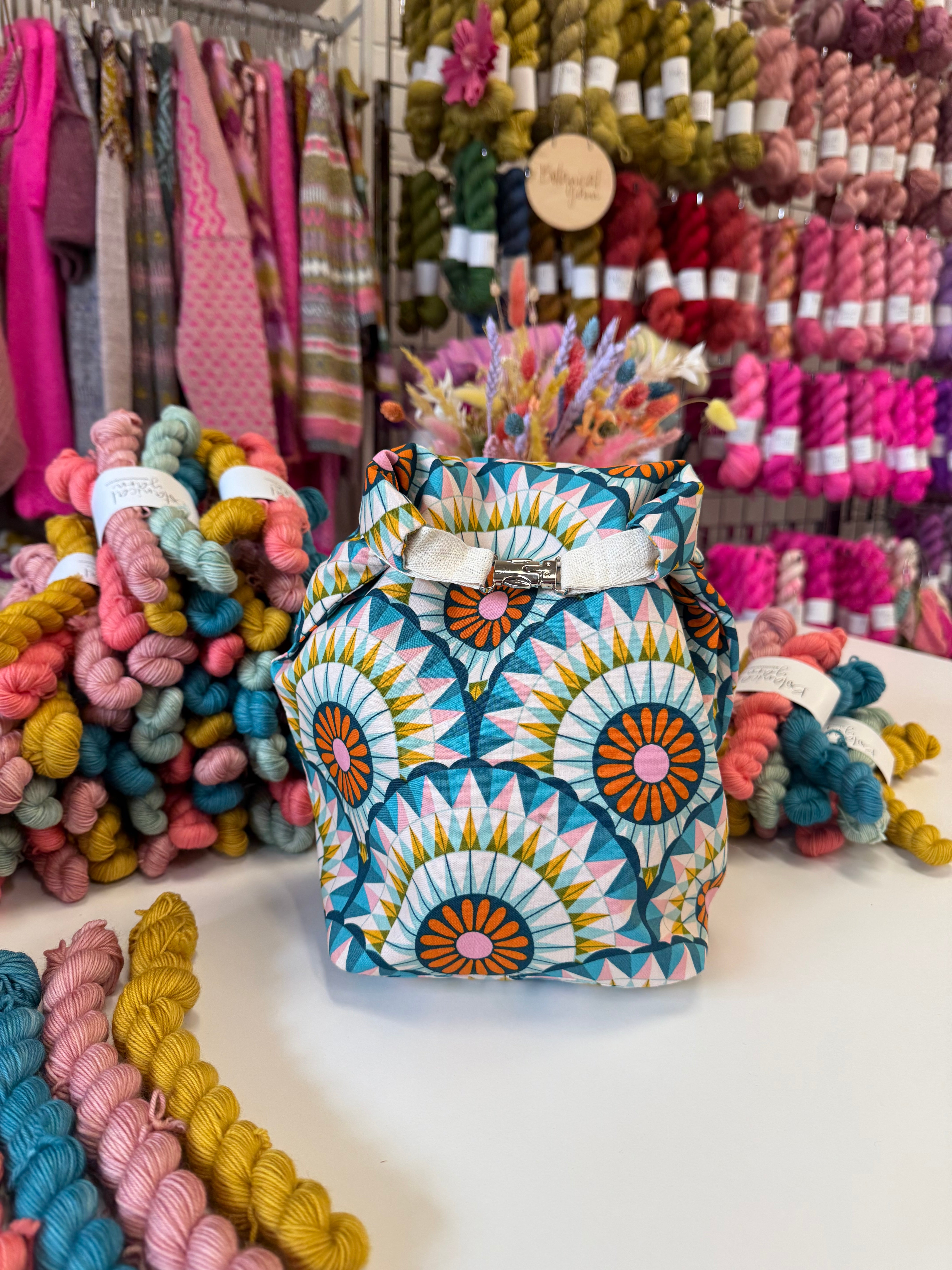 READY TO SHIP - Project Bag Style 04 - Roll Top -  Unravel Festival exclusive bag