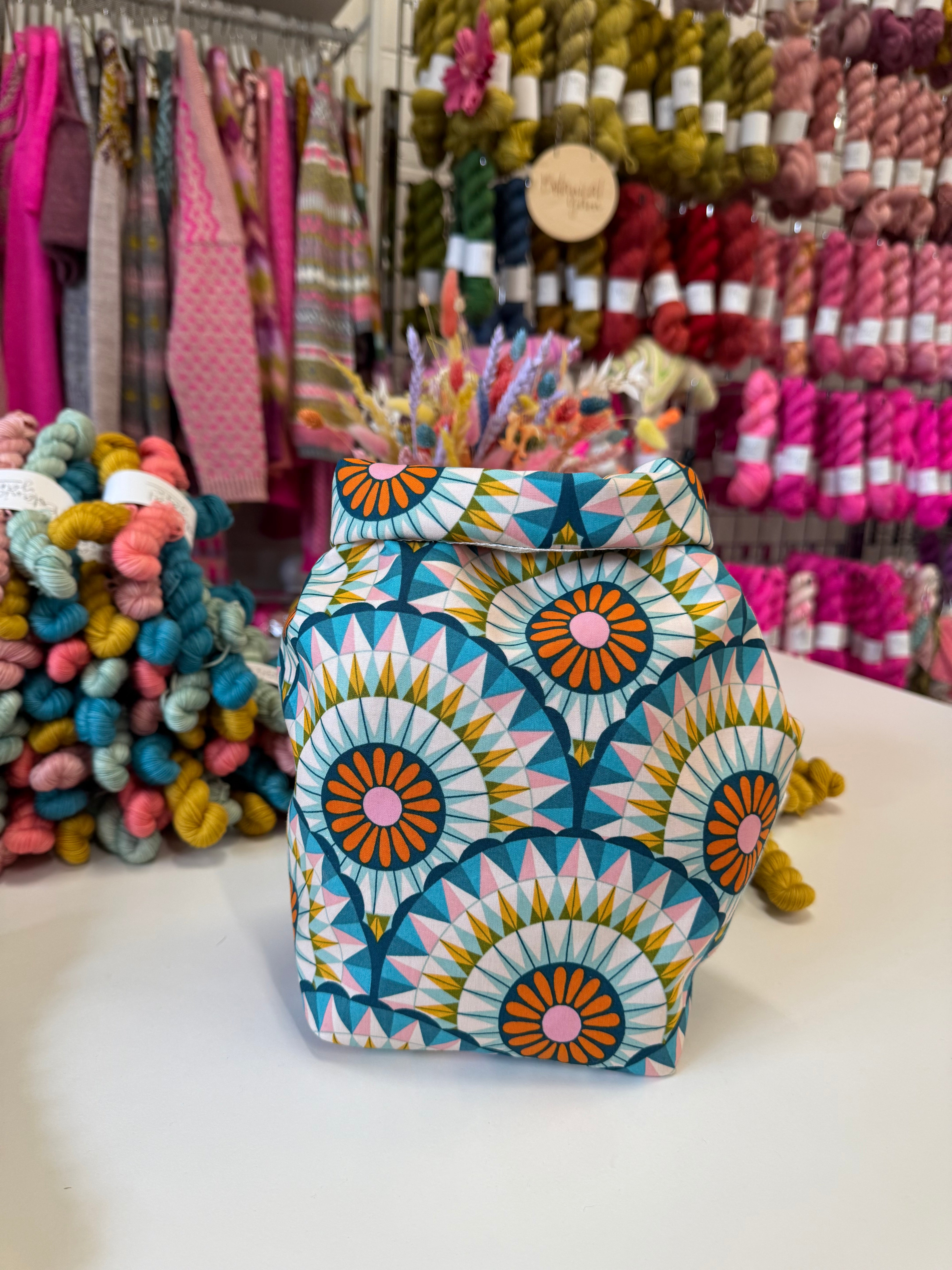 READY TO SHIP - Project Bag Style 04 - Roll Top -  Unravel Festival exclusive bag