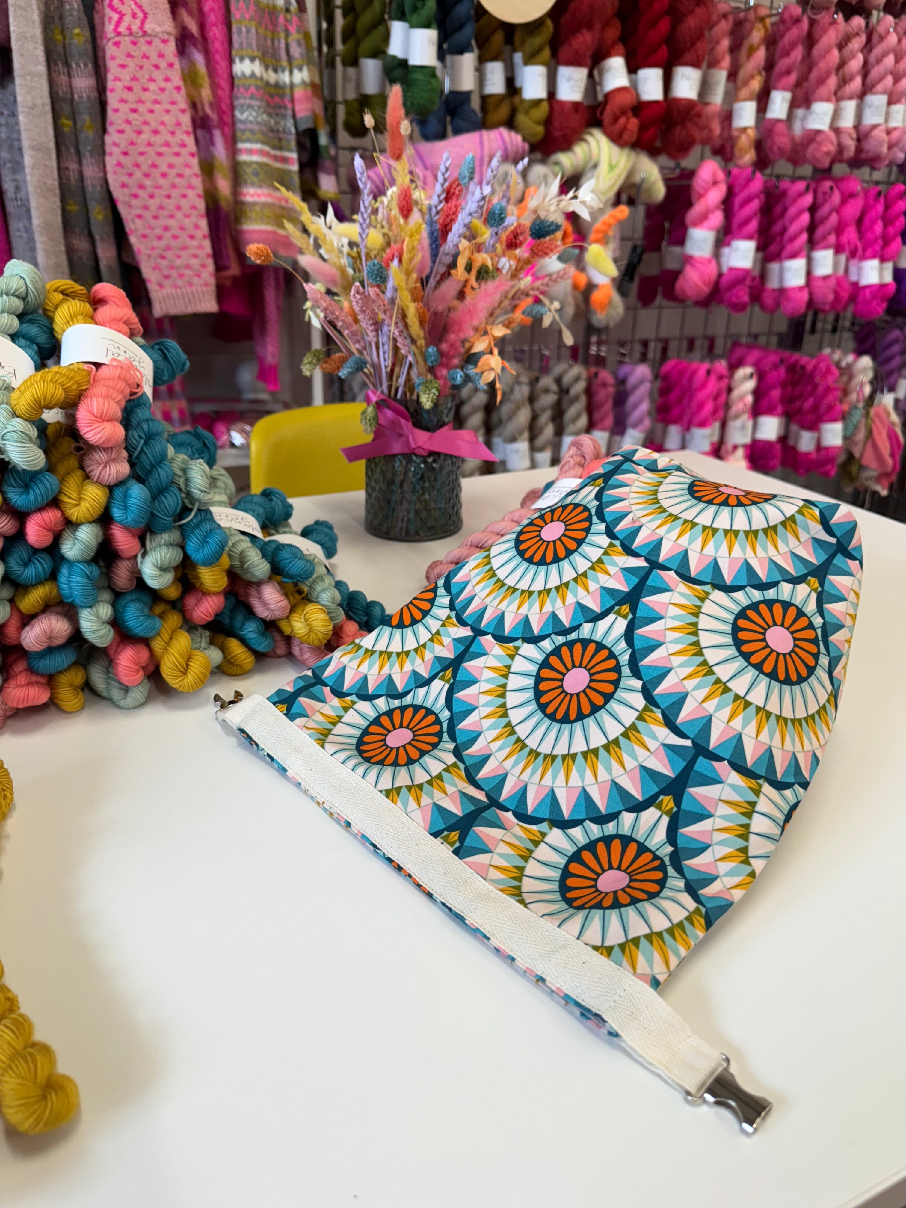 READY TO SHIP - Project Bag Style 04 - Roll Top -  Unravel Festival exclusive bag