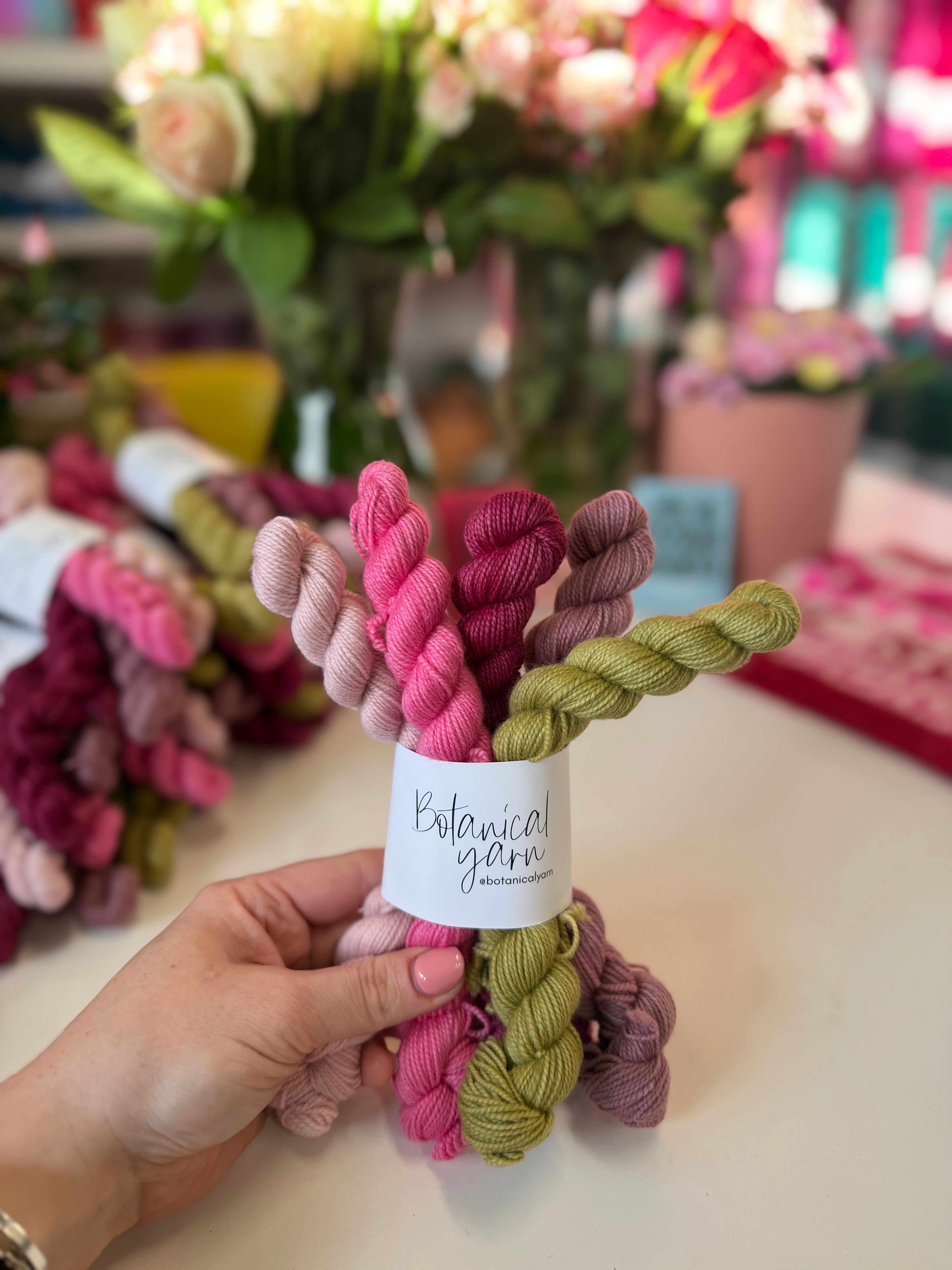 Antique Valentine mini skein set