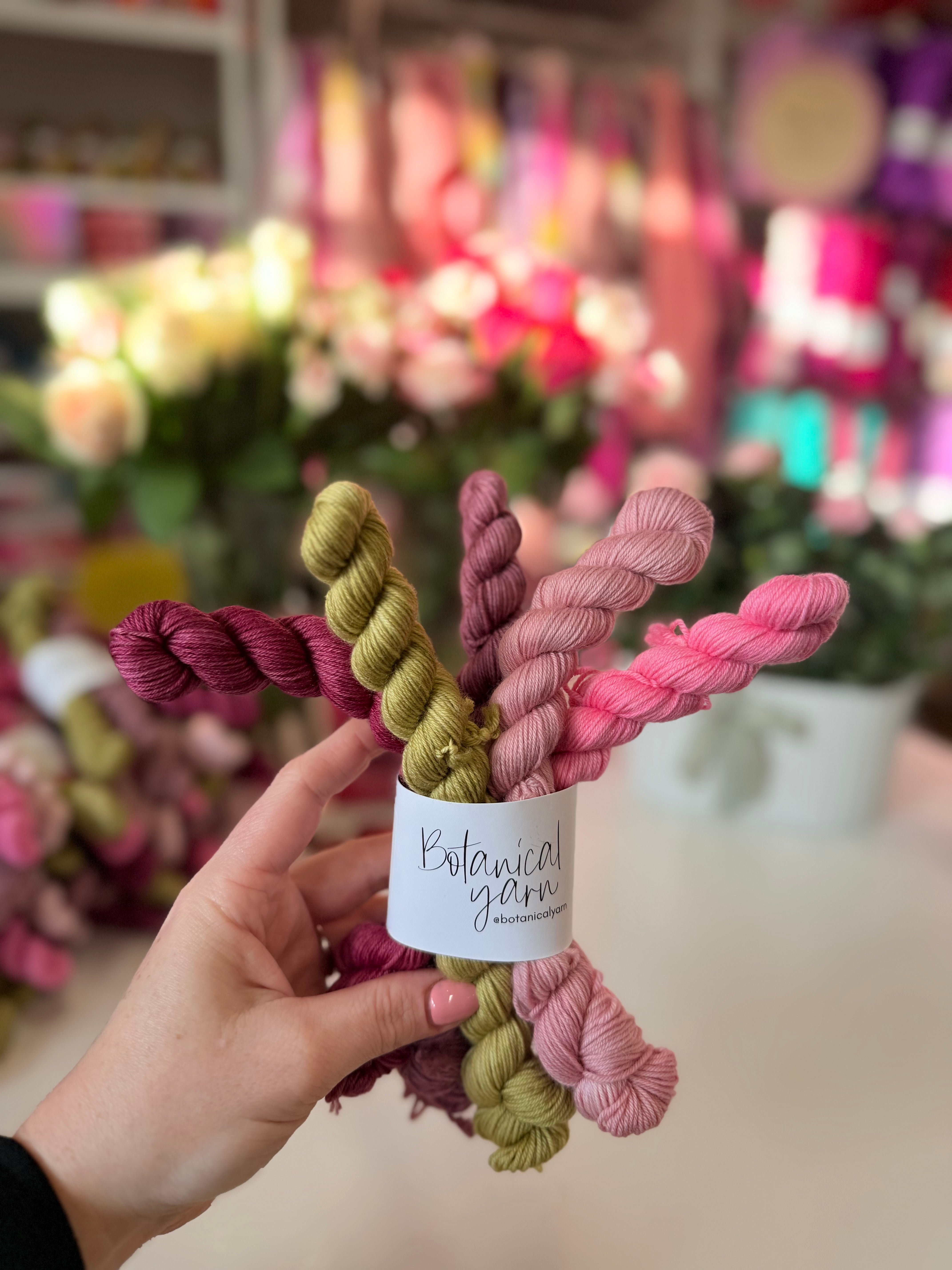 Antique Valentine mini skein set