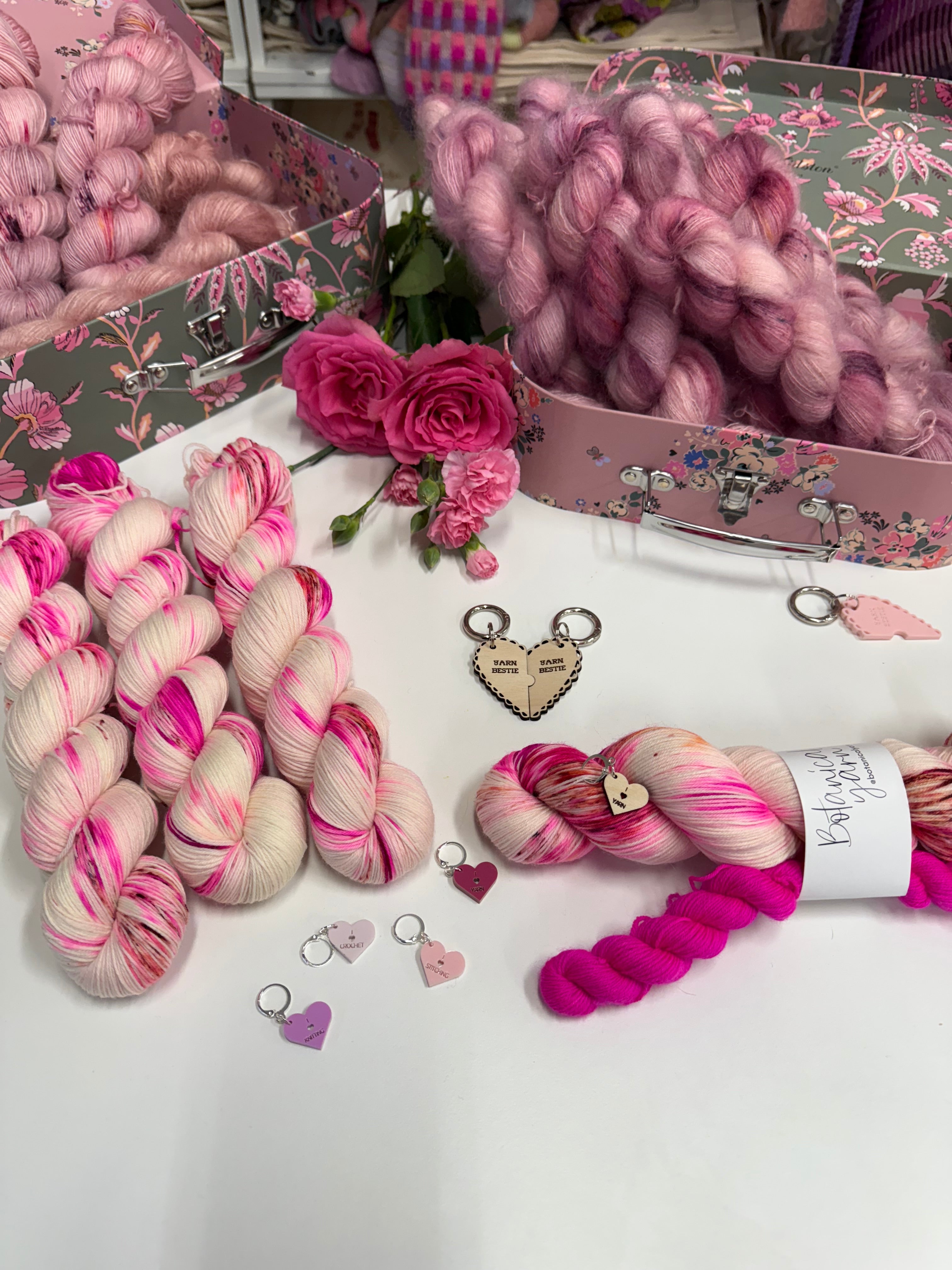 Dyed to order - Galentine's Collection - I'm knotty about you Sock Set