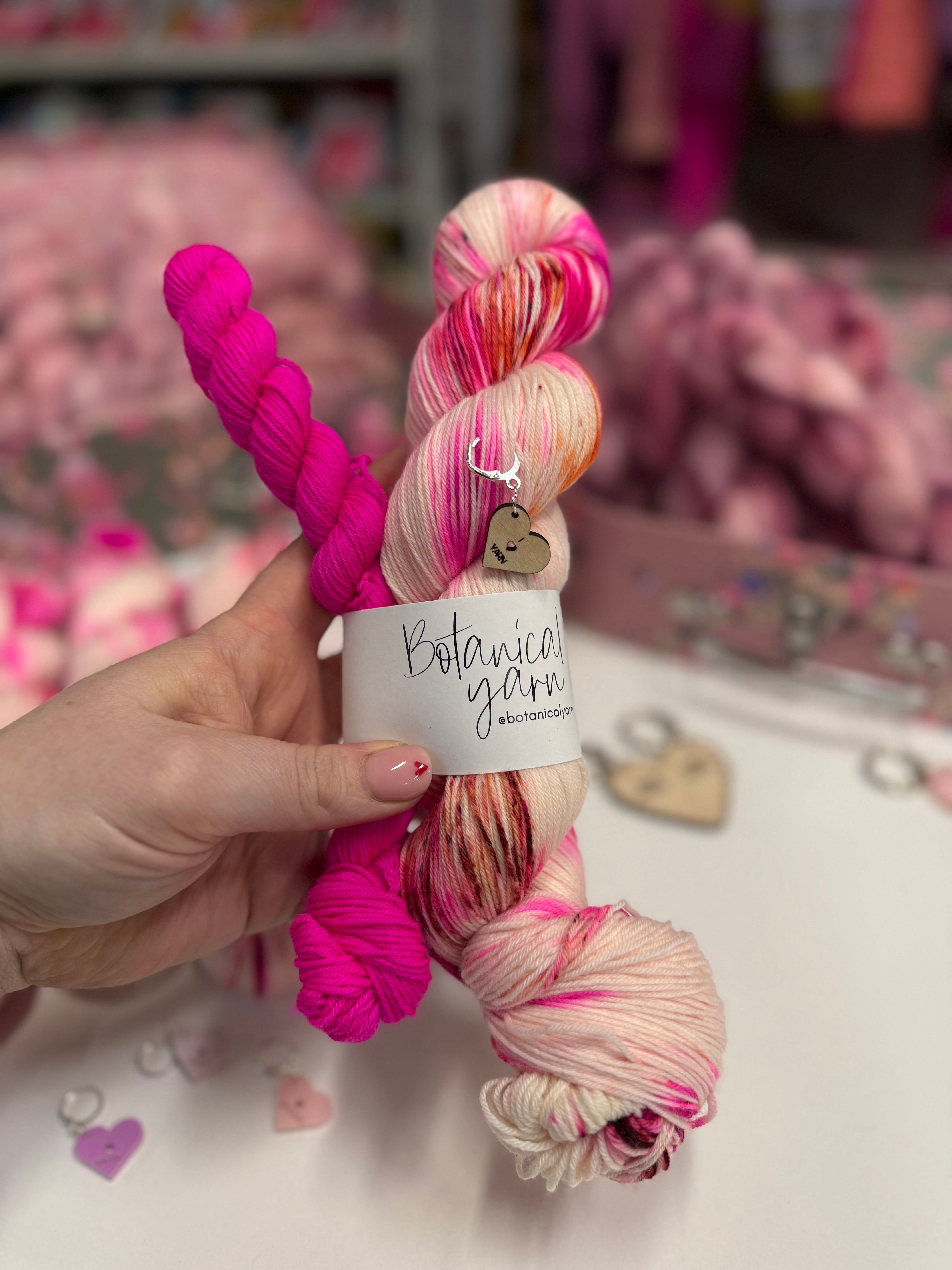 Dyed to order - Galentine's Collection - I'm knotty about you Sock Set