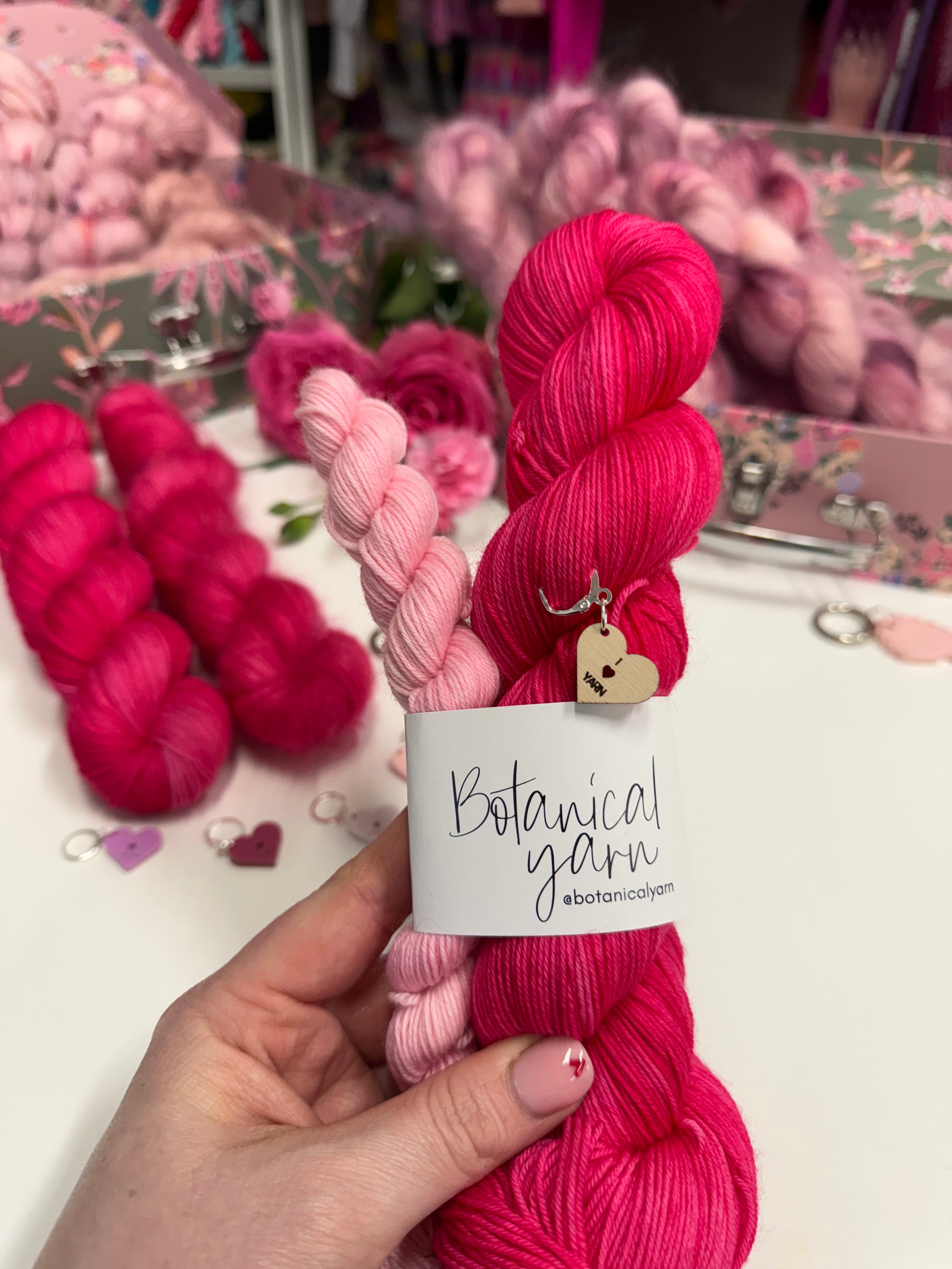 Dyed to order - Galentine's Collection - Wool you be my Valentine? Sock Set