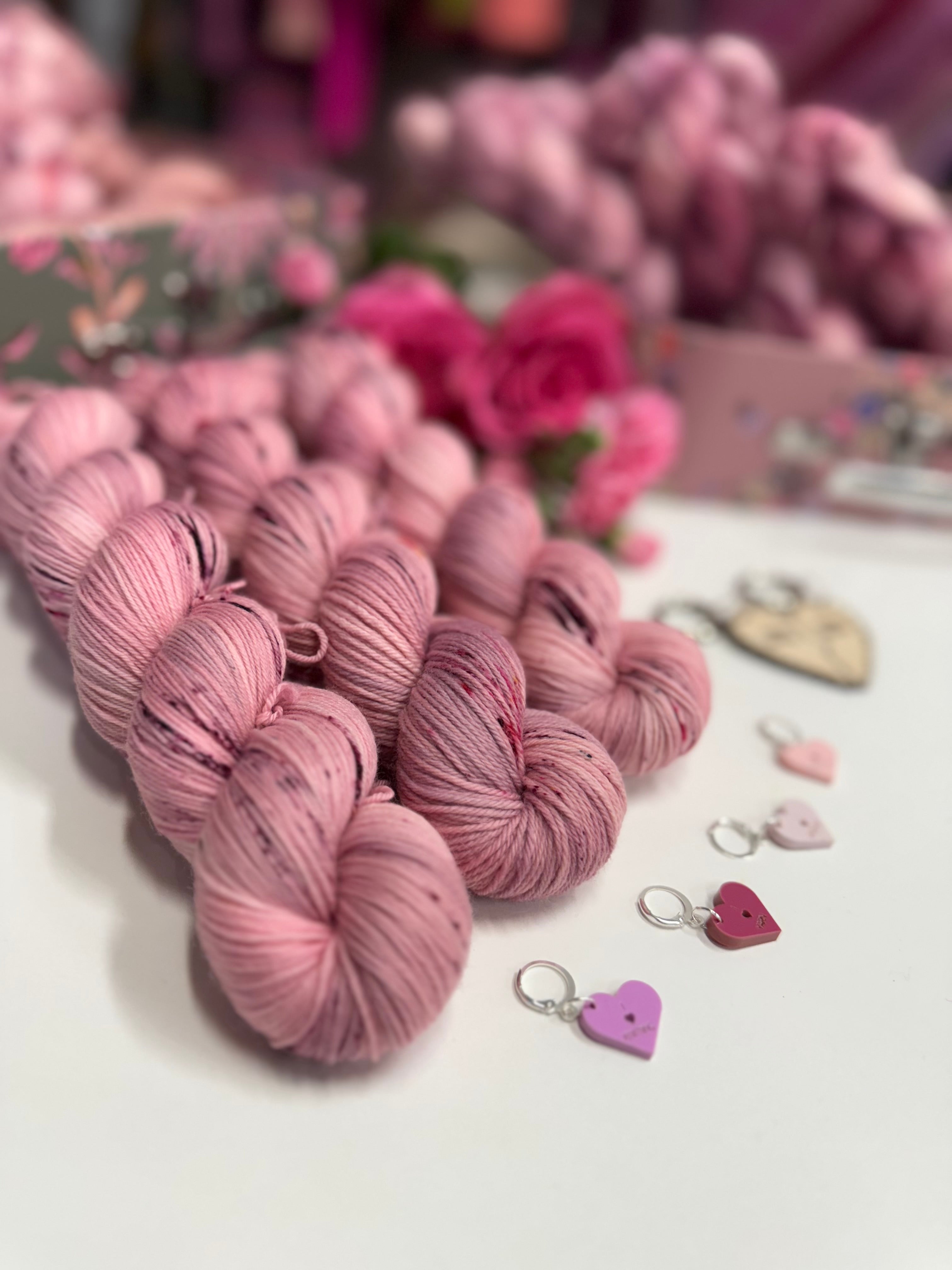 Dyed to order -  Galentines Collection - Yarn is my love language