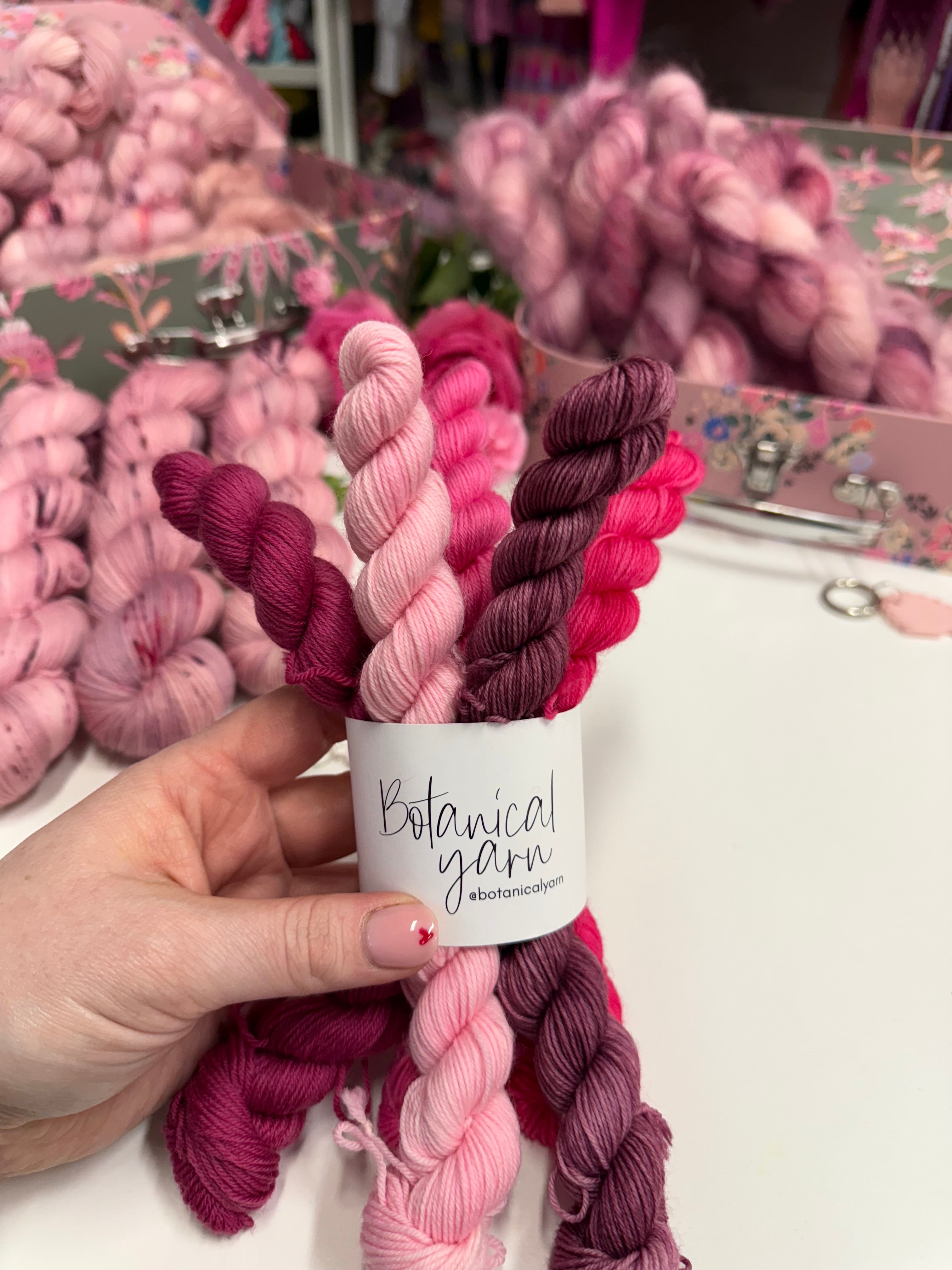 Dyed to order - Galentine's Mini Skein Set