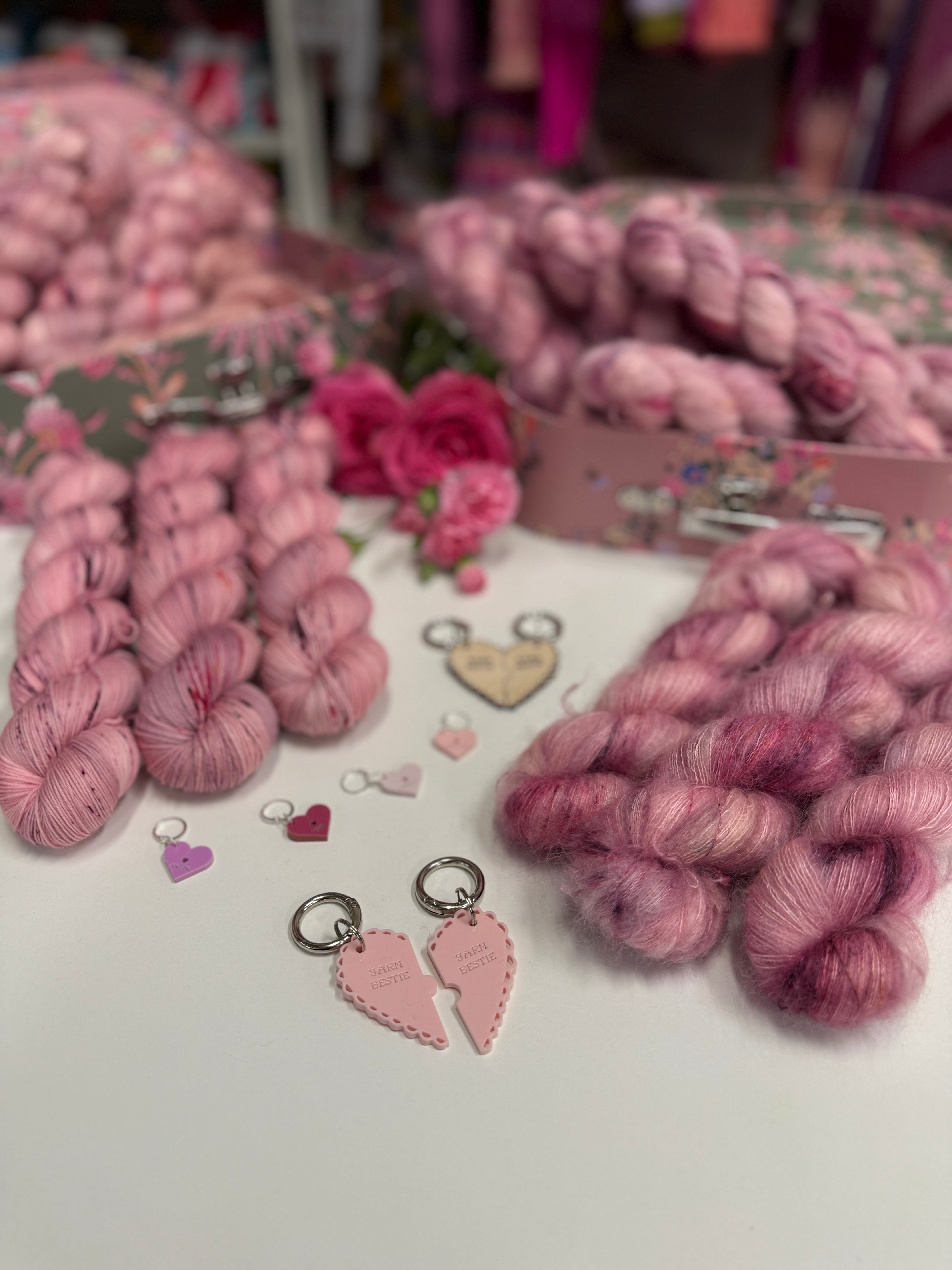 Dyed to order -  Galentines Collection - Yarn is my love language