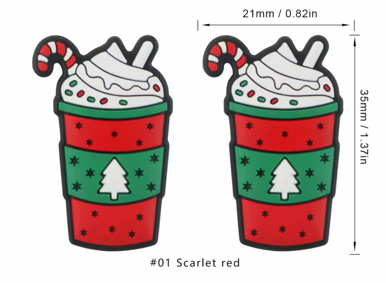 Christmas Knitting needle stitch stoppers