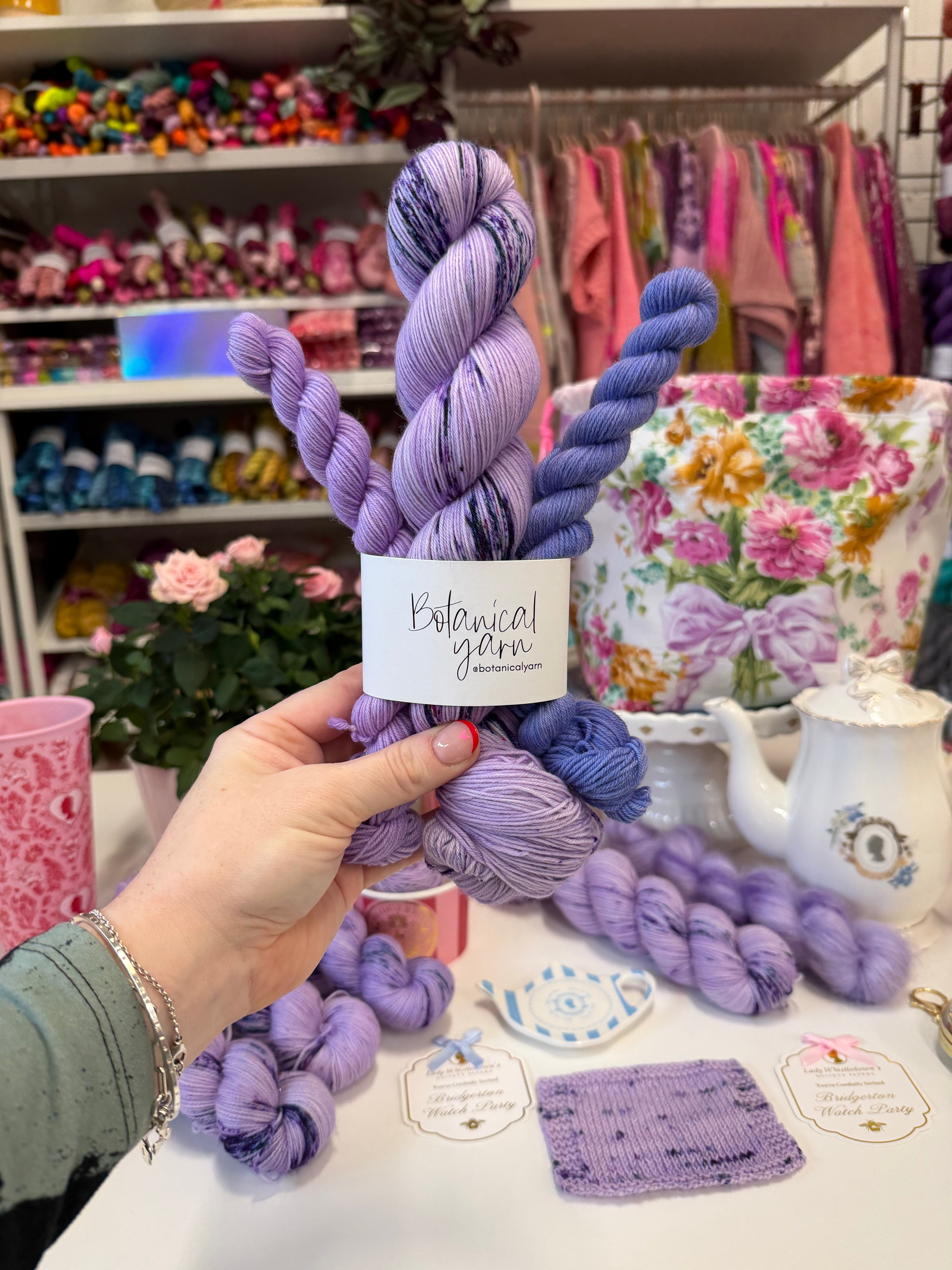 Bridgerton Wisteria Sock Set