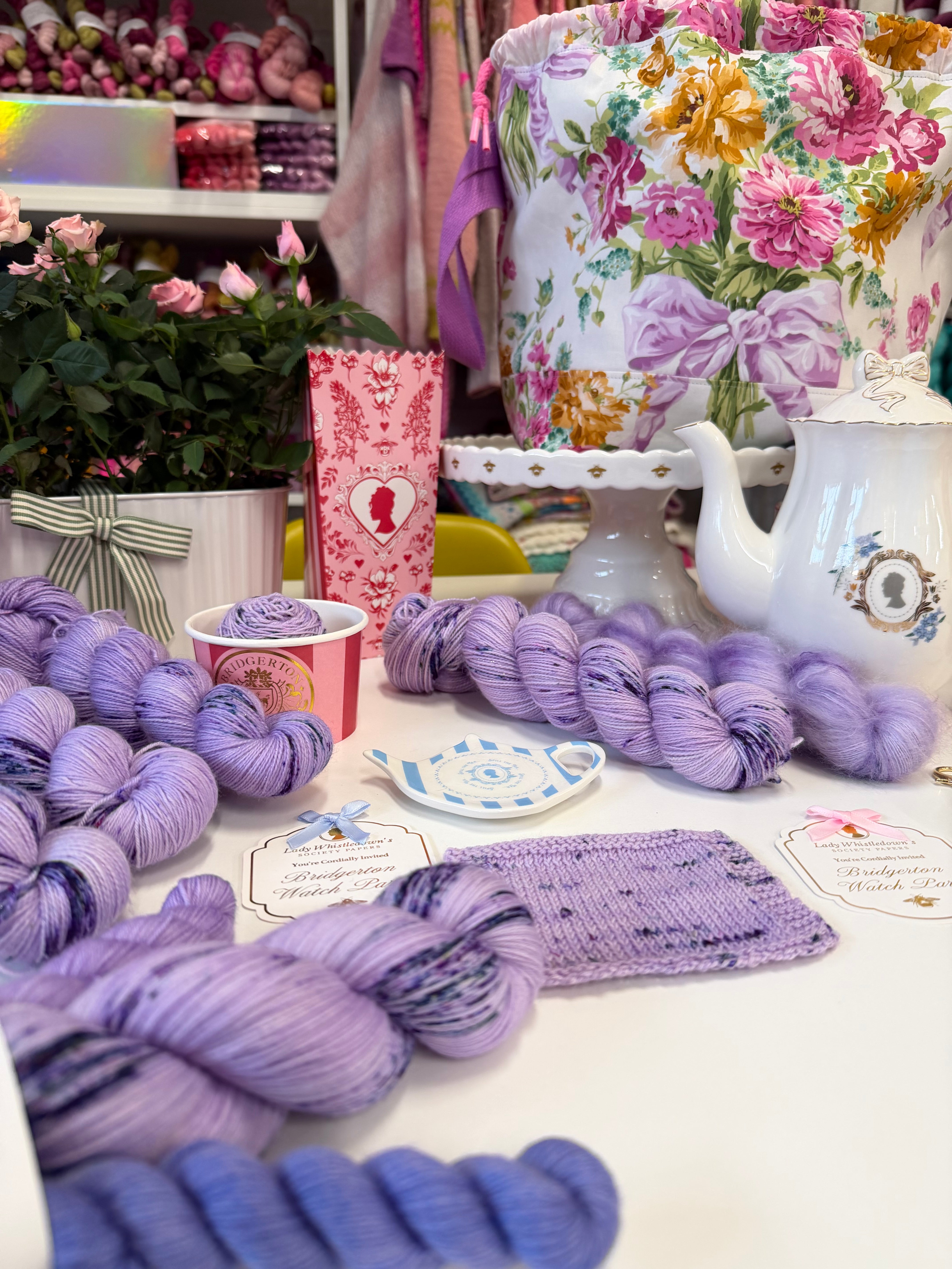 Bridgerton Wisteria colourway