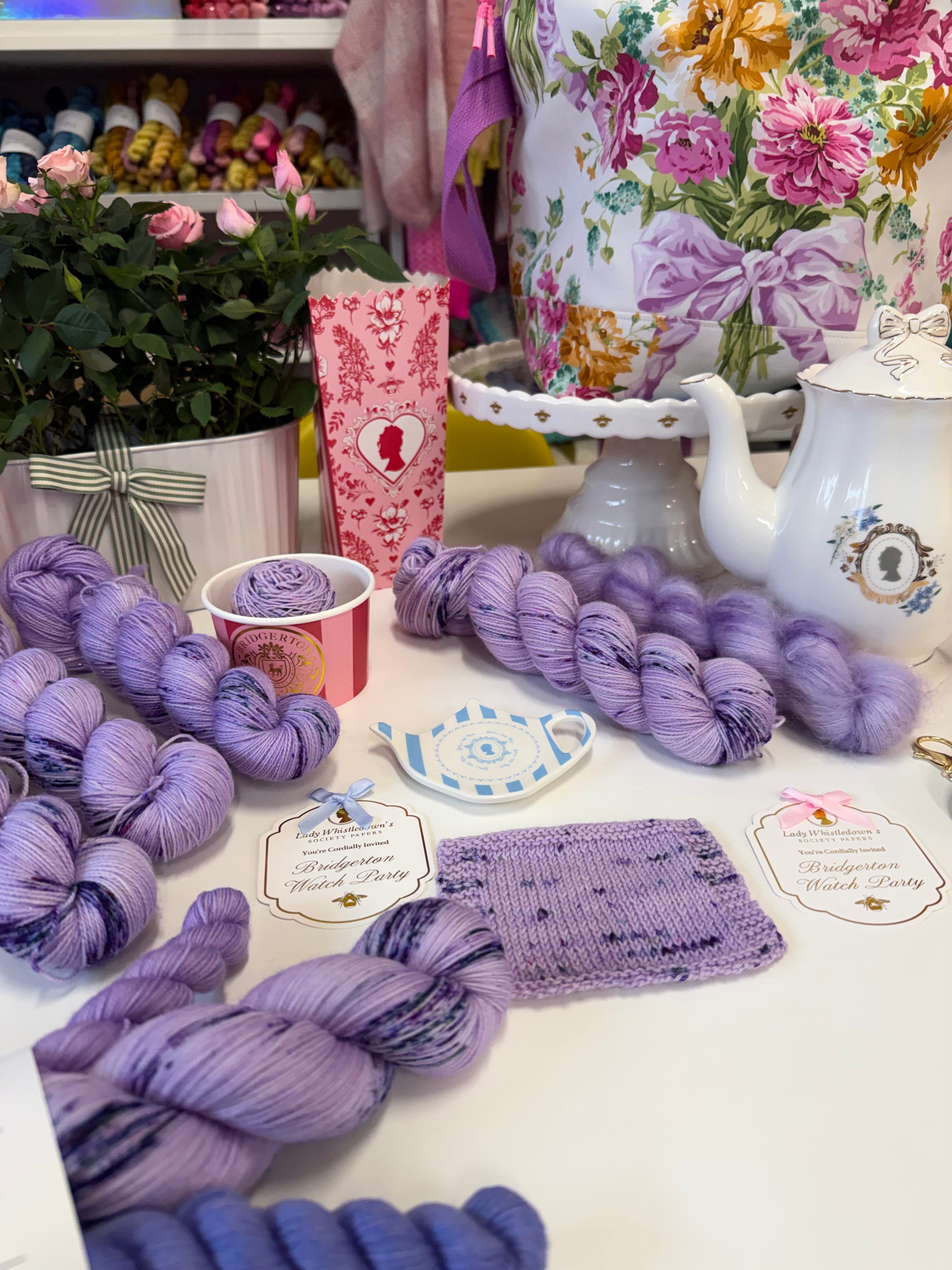 Bridgerton Wisteria colourway