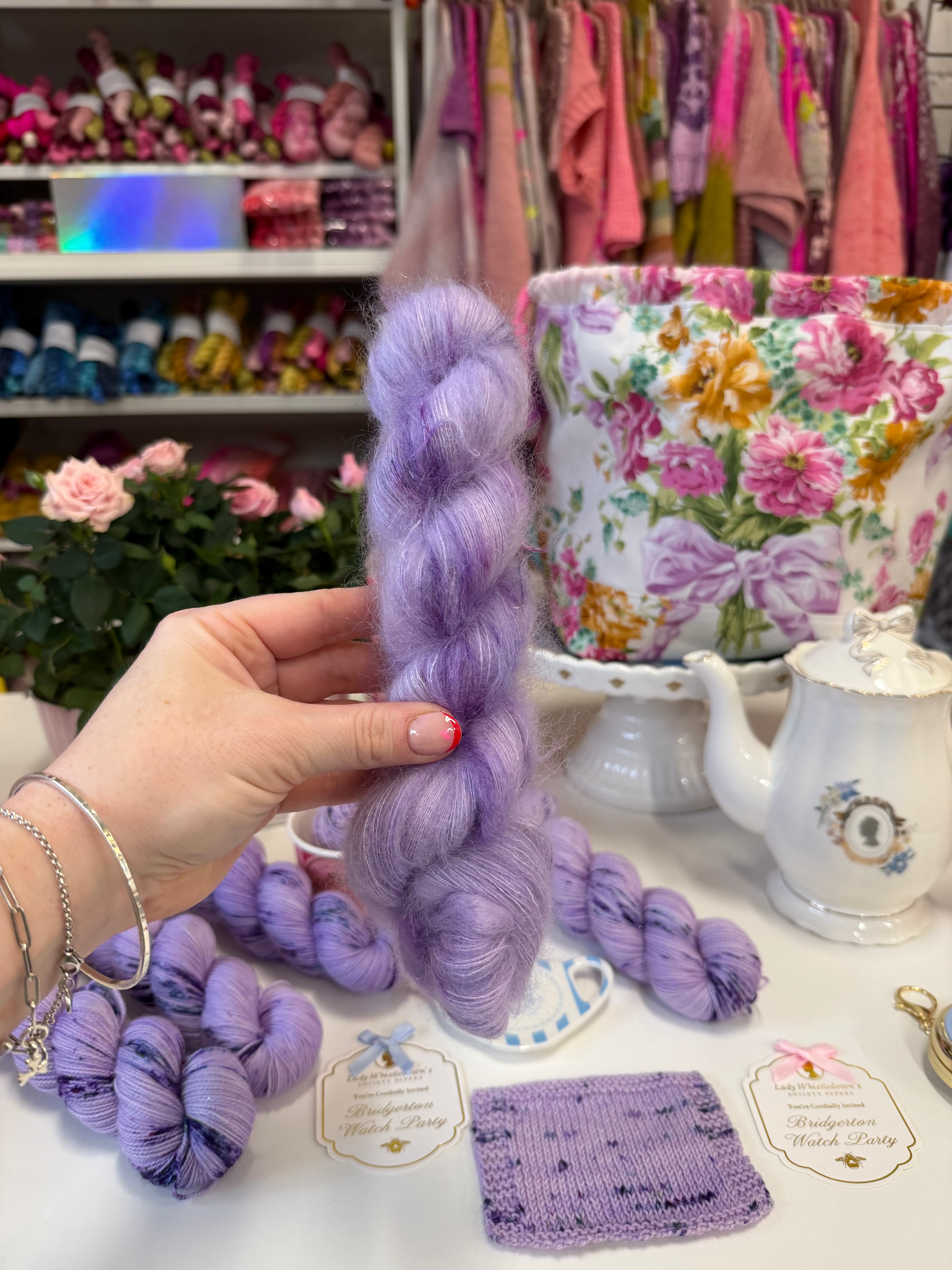 Bridgerton Wisteria colourway